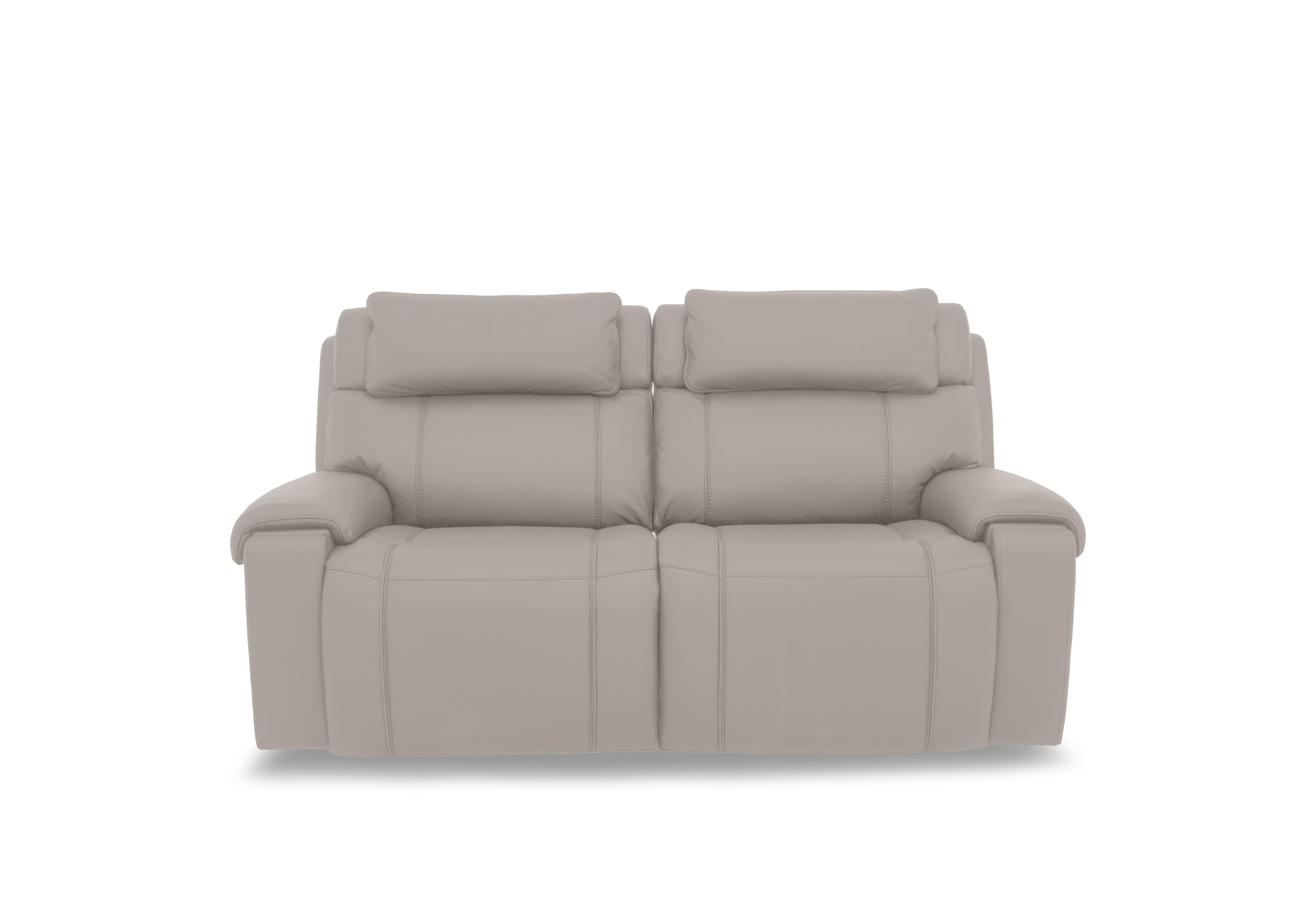 Hollywood Leather 3 Seater Sofa in Bv-946b Silver Grey on Furniture Village
