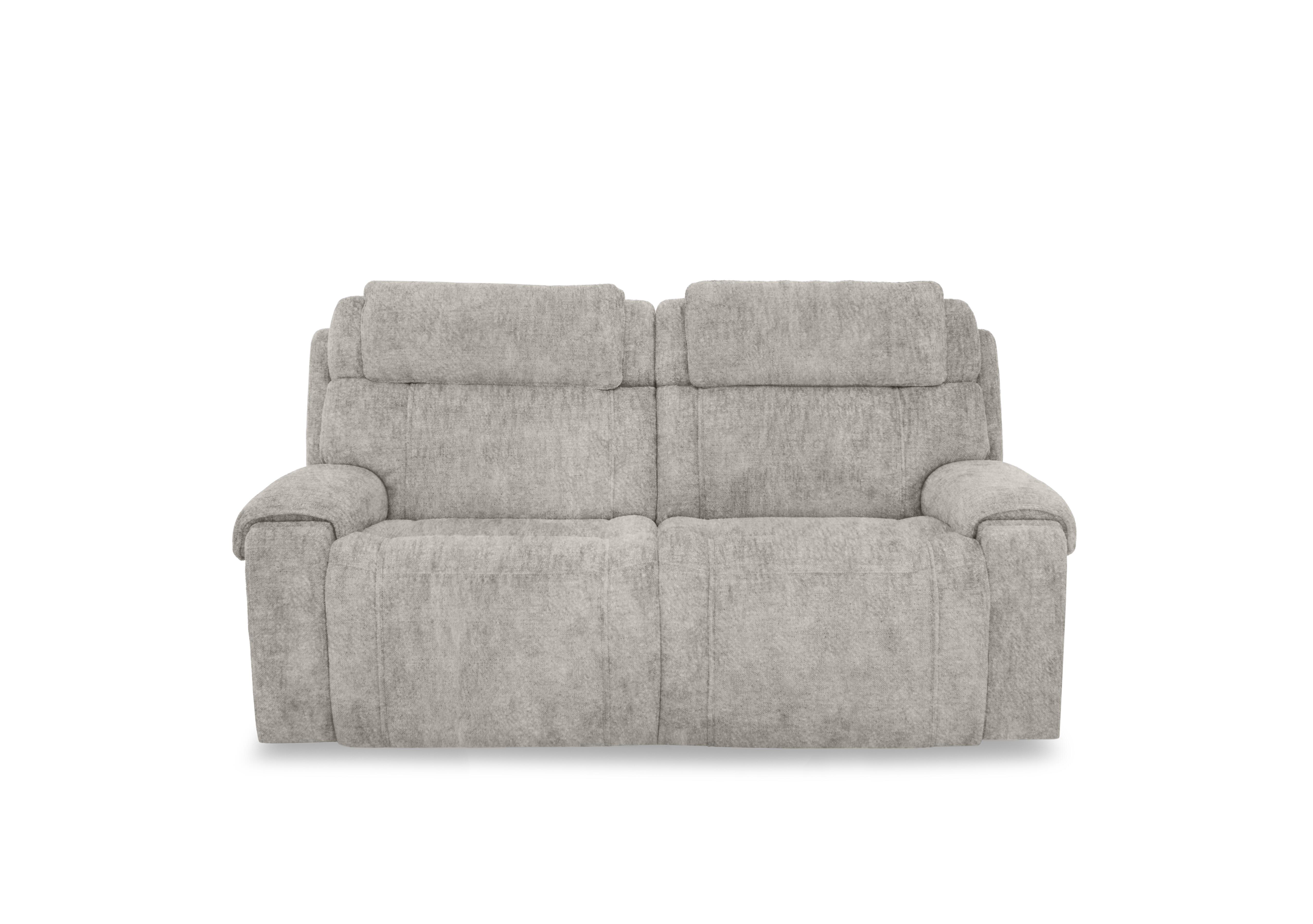 Hollywood Fabric 3 Seater Power Recliner Sofa with Power Headrests and Storage Arms in Bfa-Bnn-R28 Grey on Furniture Village
