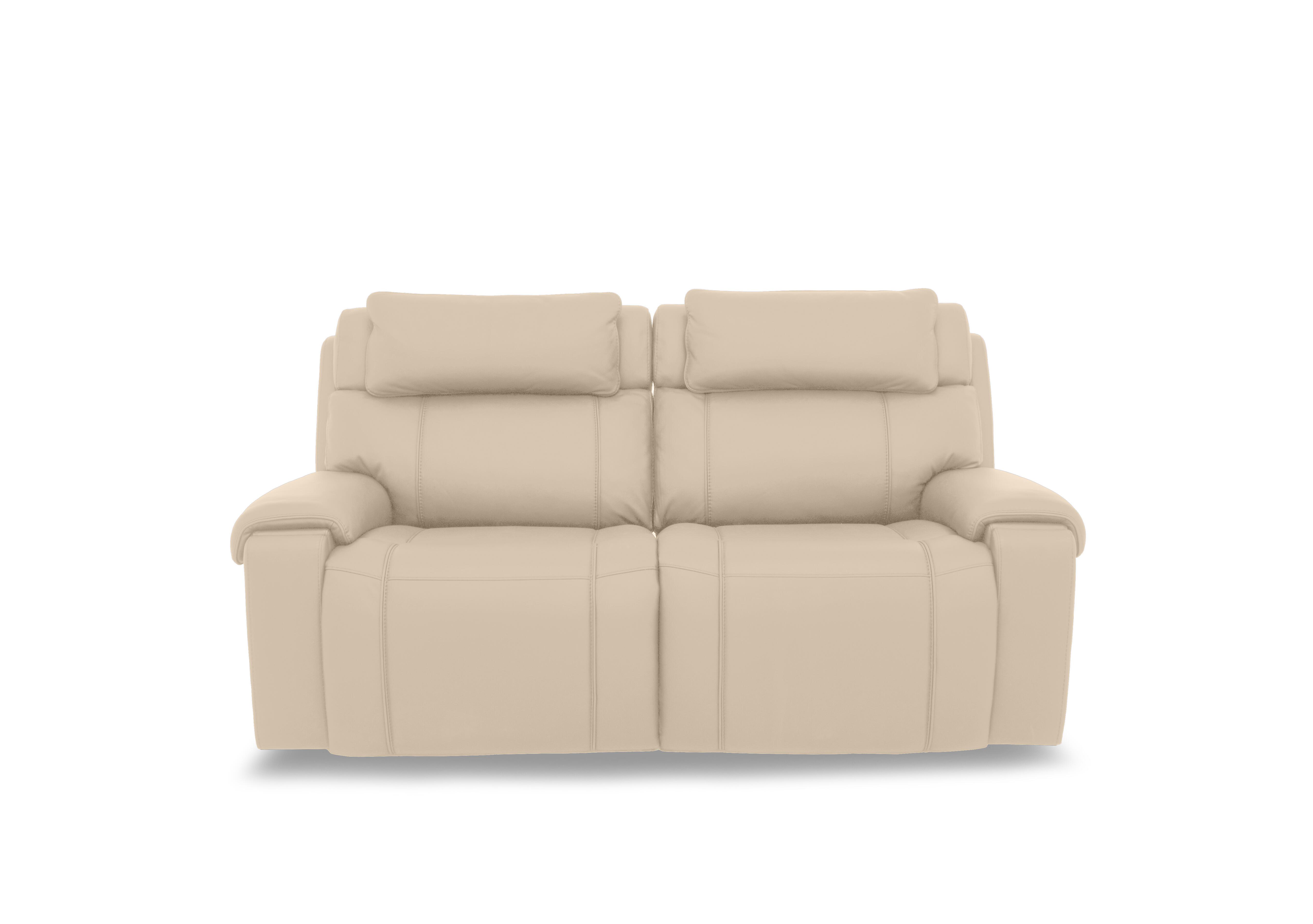 Hollywood Leather 3 Seater Power Recliner Sofa with Power Headrests and Storage Arms in Nc-862c Bisque on Furniture Village