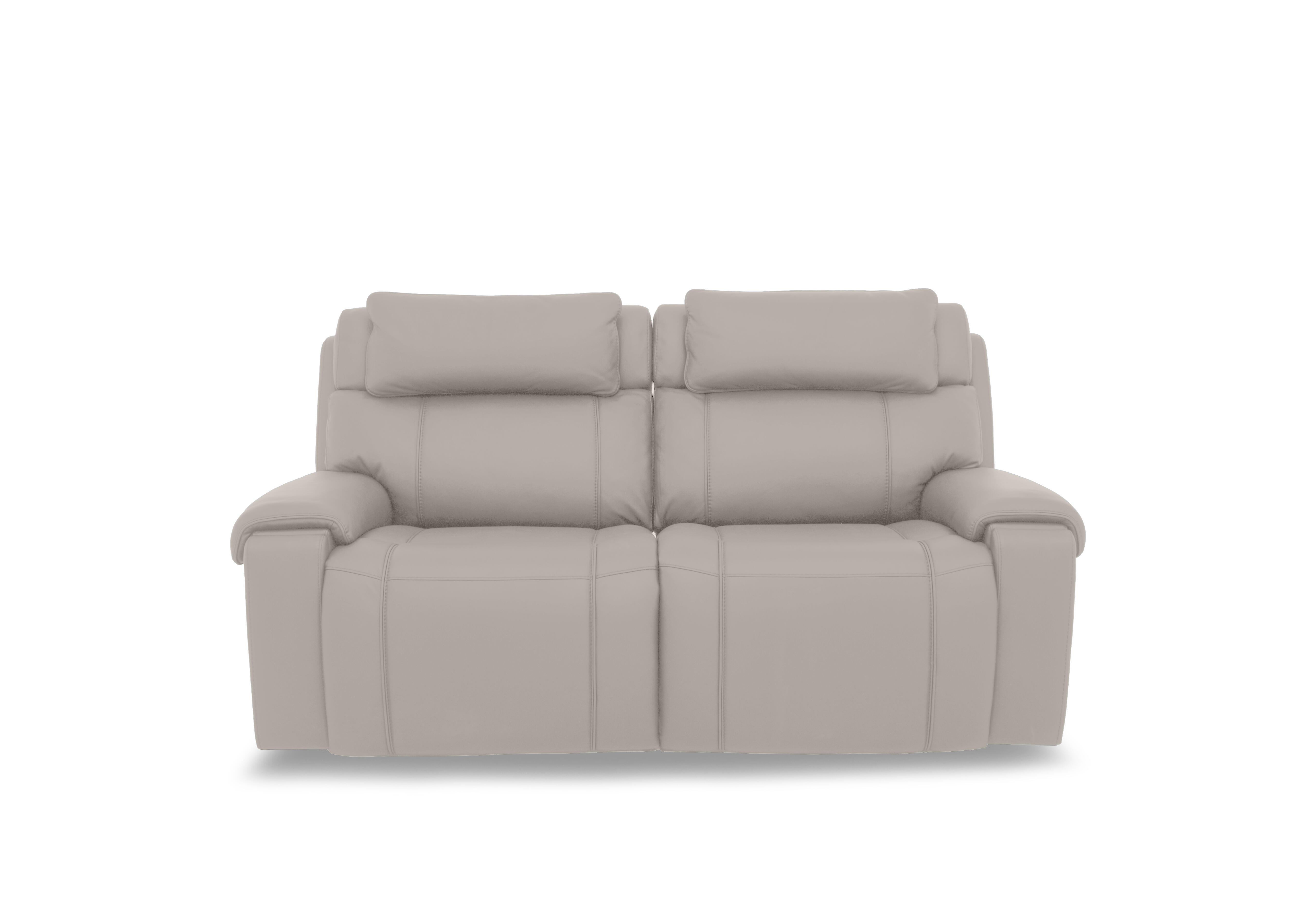 Hollywood Leather 3 Seater Power Recliner Sofa with Power Headrests and Storage Arms in Nc-946b Feather Grey on Furniture Village
