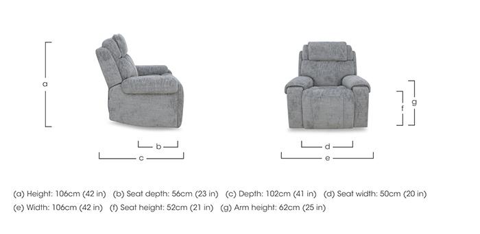 Hollywood Fabric Chair in  on Furniture Village