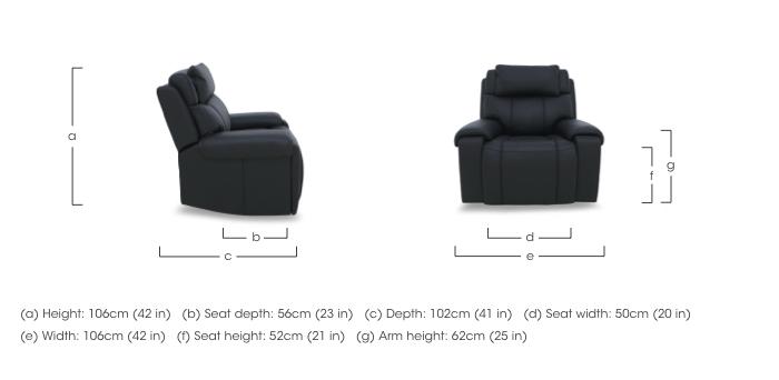 Hollywood Leather Chair in  on Furniture Village