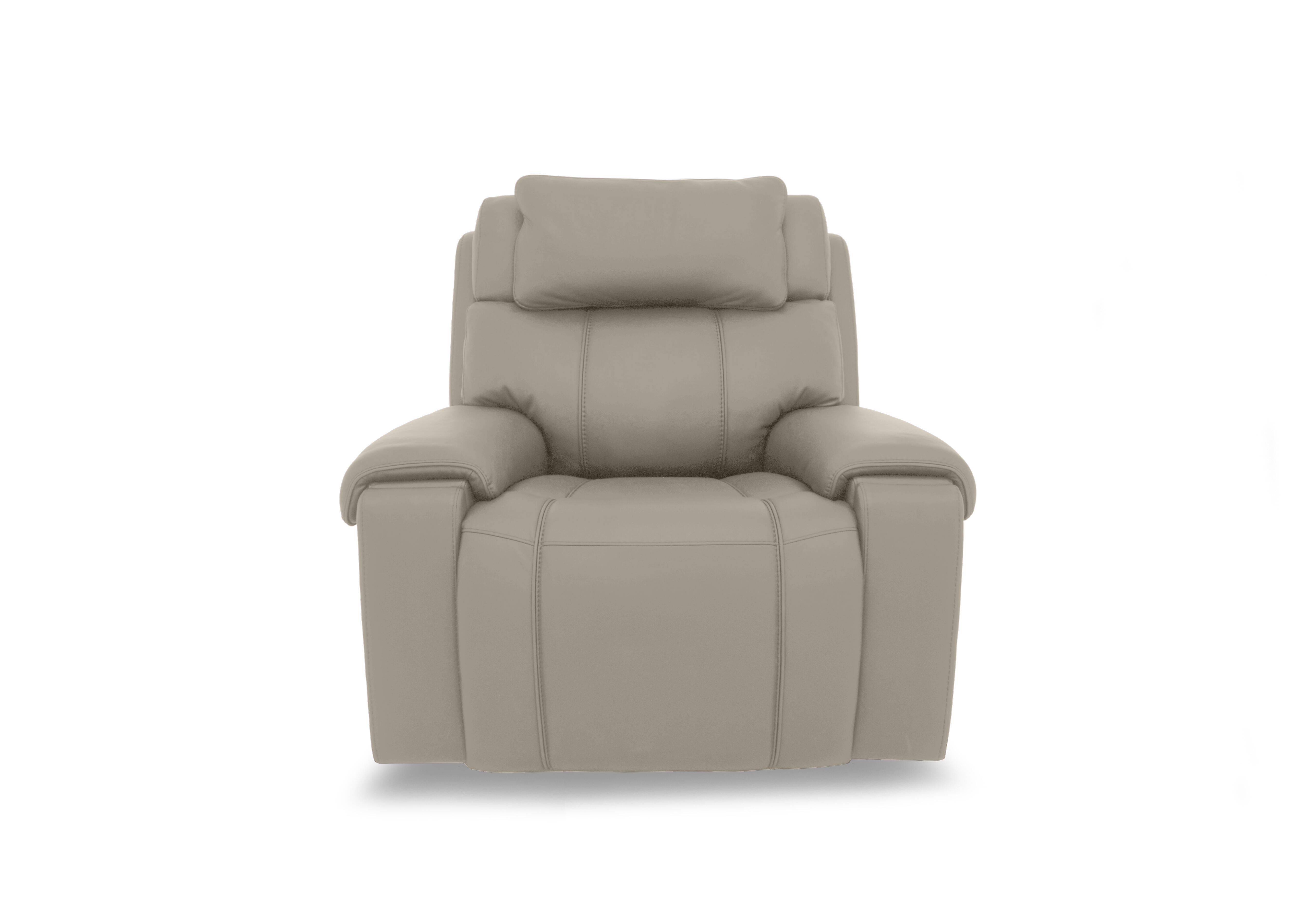 Hollywood Leather Chair in Bv-722a Taupe on Furniture Village