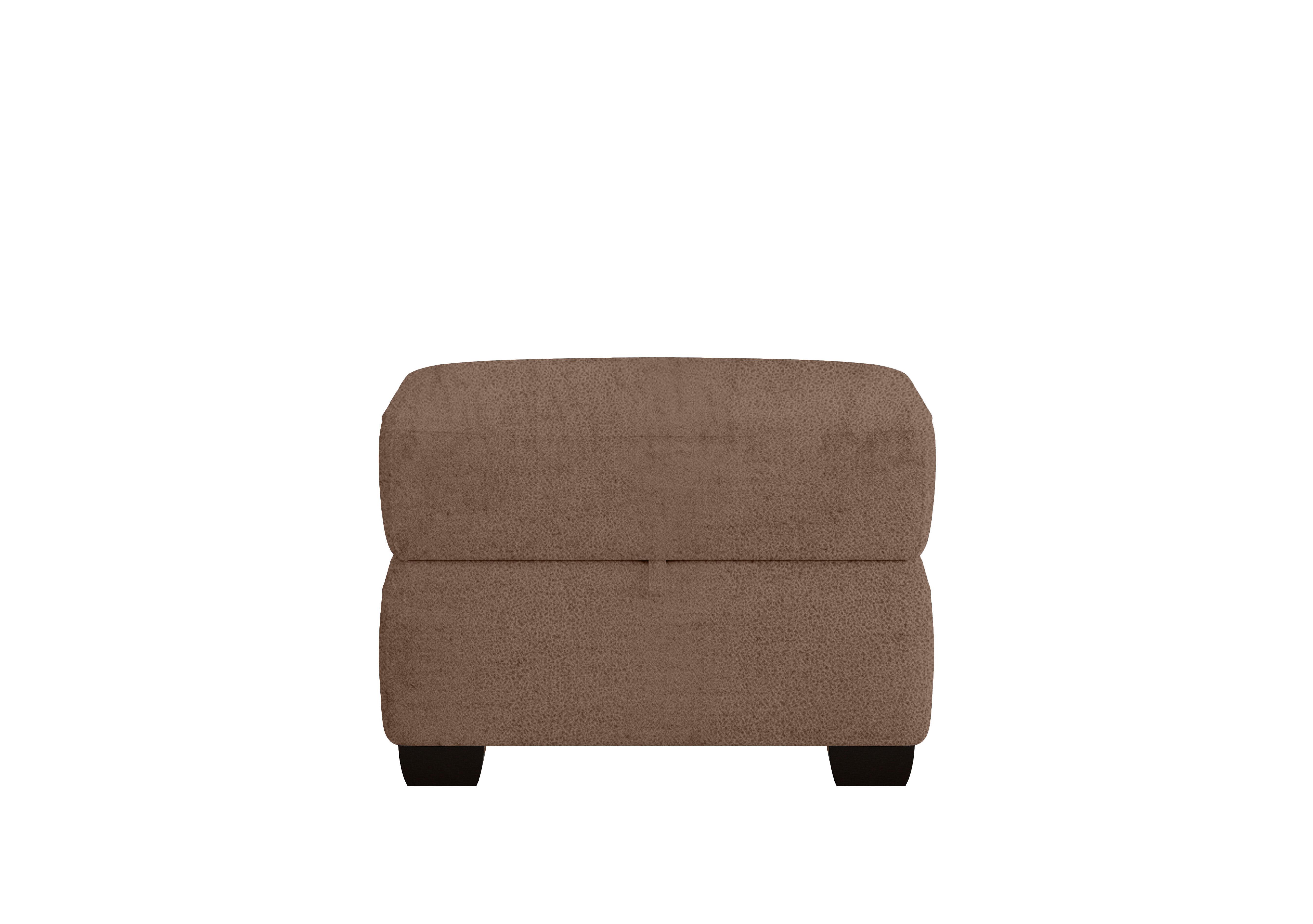 Hollywood Fabric Storage Footstool in Bfa-Blj-R05 Hazelnut on Furniture Village