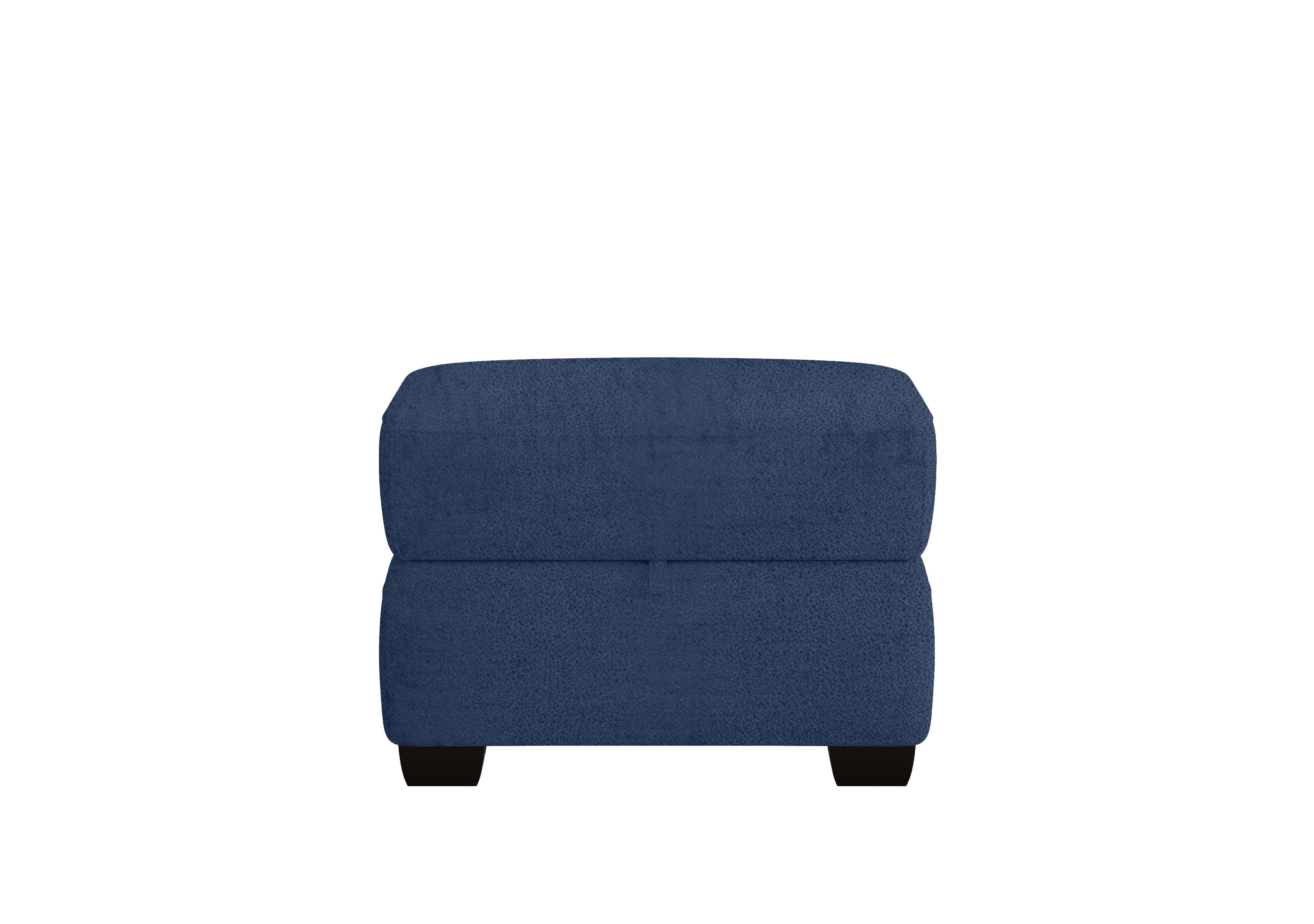 Hollywood Fabric Storage Footstool in Bfa-Blj-R10 Blue on Furniture Village