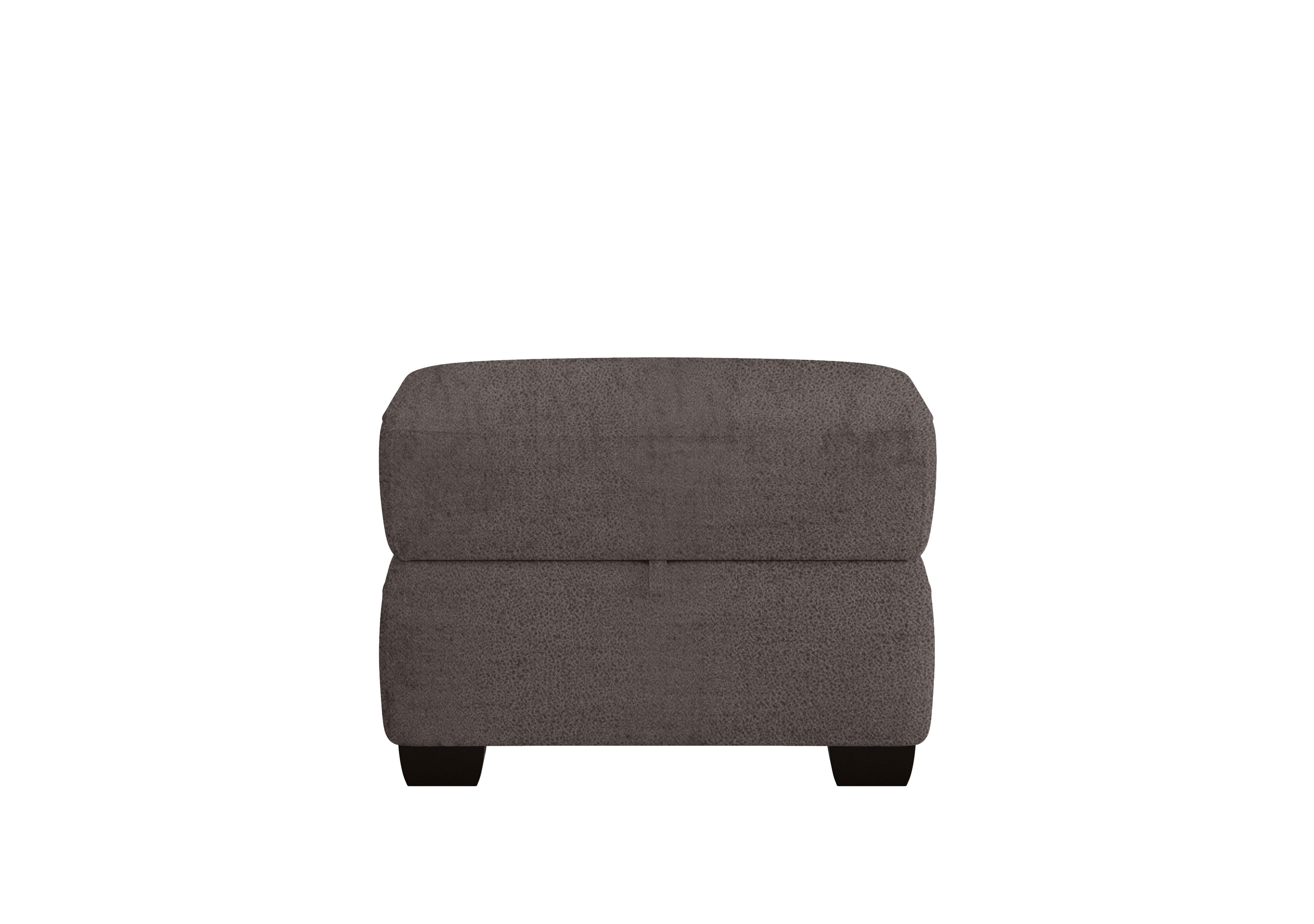 Hollywood Fabric Storage Footstool in Bfa-Blj-R16 Grey on Furniture Village