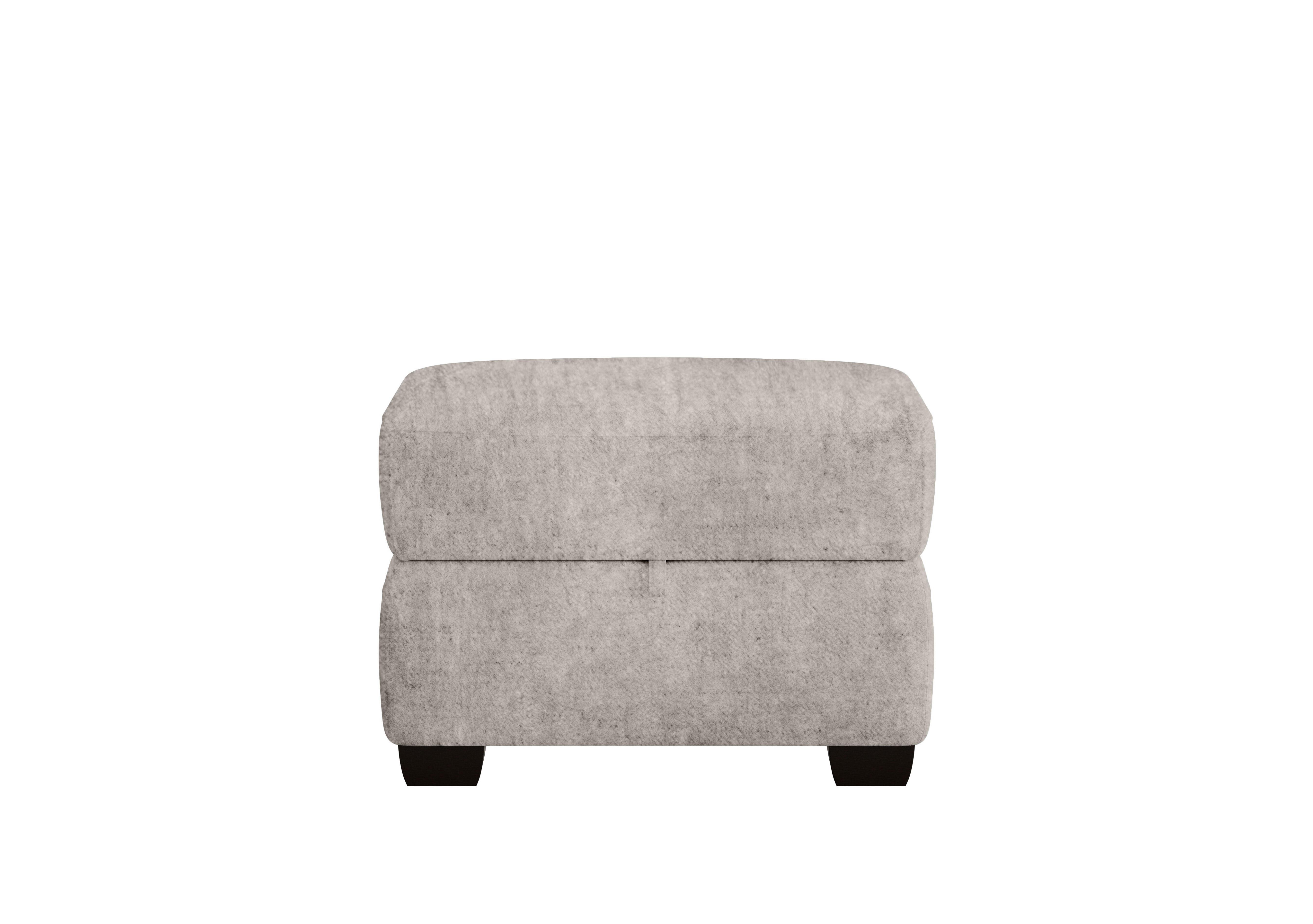 Hollywood Fabric Storage Footstool in Bfa-Bnn-R28 Grey on Furniture Village