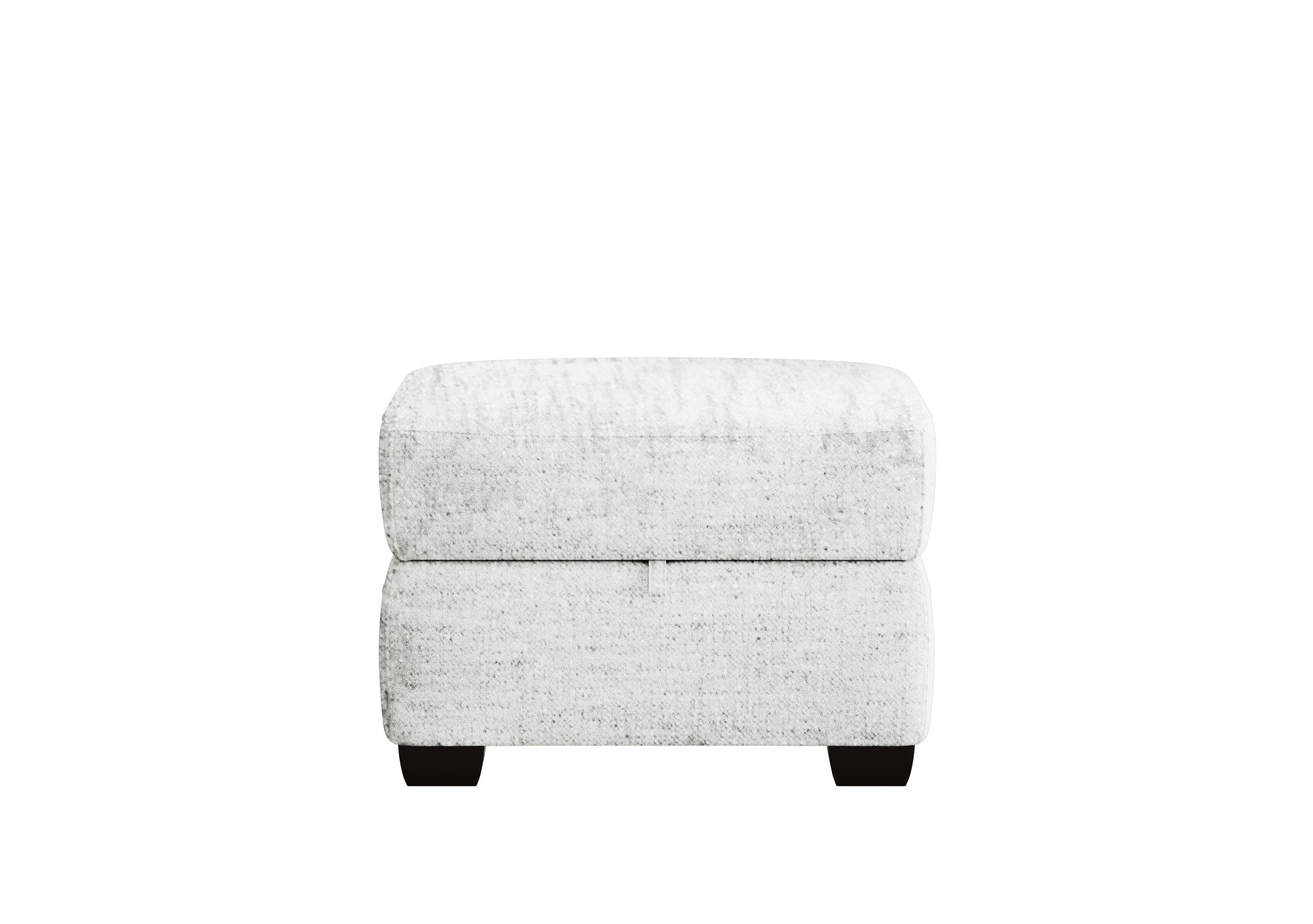 Hollywood Fabric Storage Footstool in Fab-Mga-R06 Silver Green on Furniture Village
