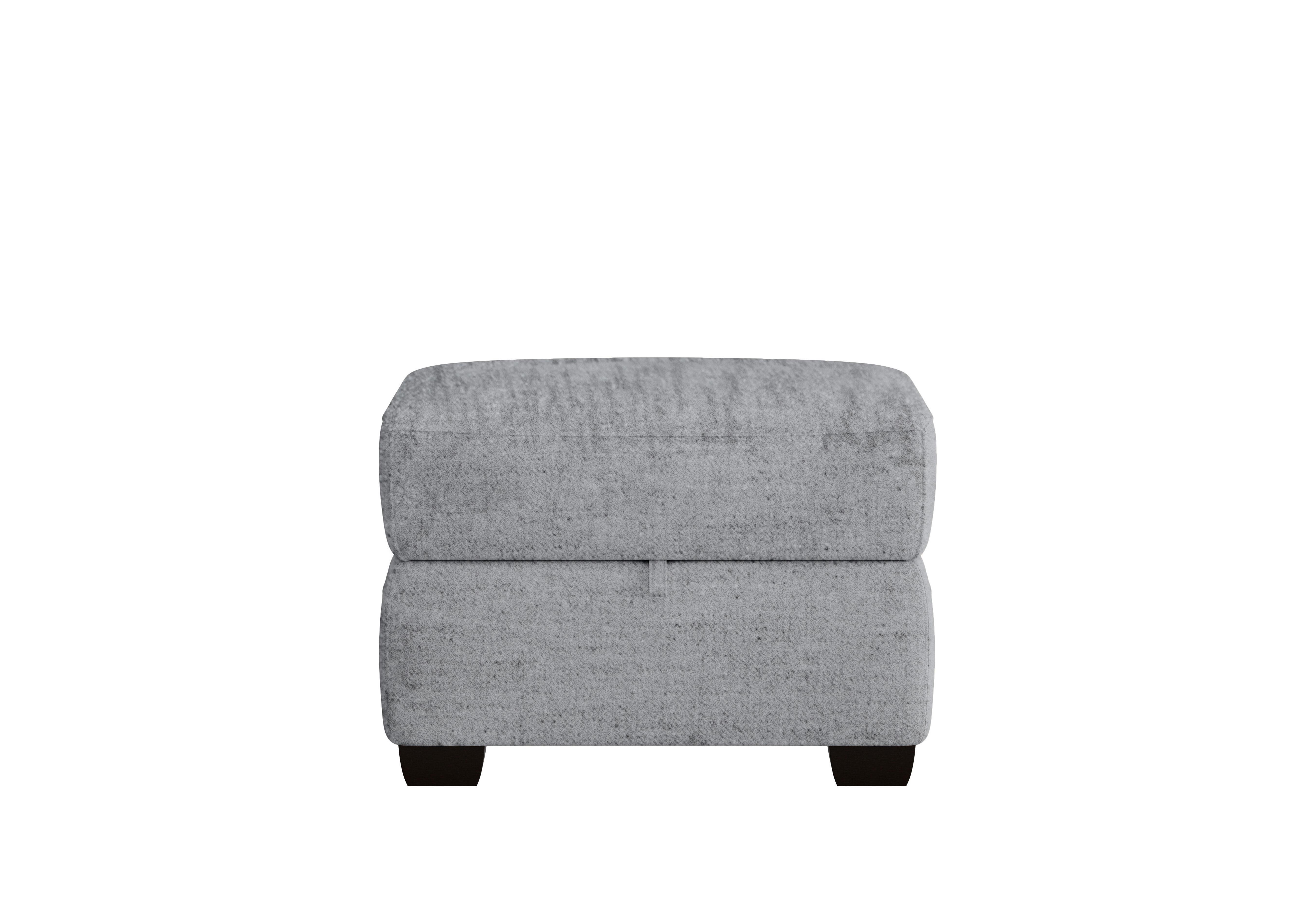 Hollywood Fabric Storage Footstool in Fab-Mga-R09 Dove Grey on Furniture Village