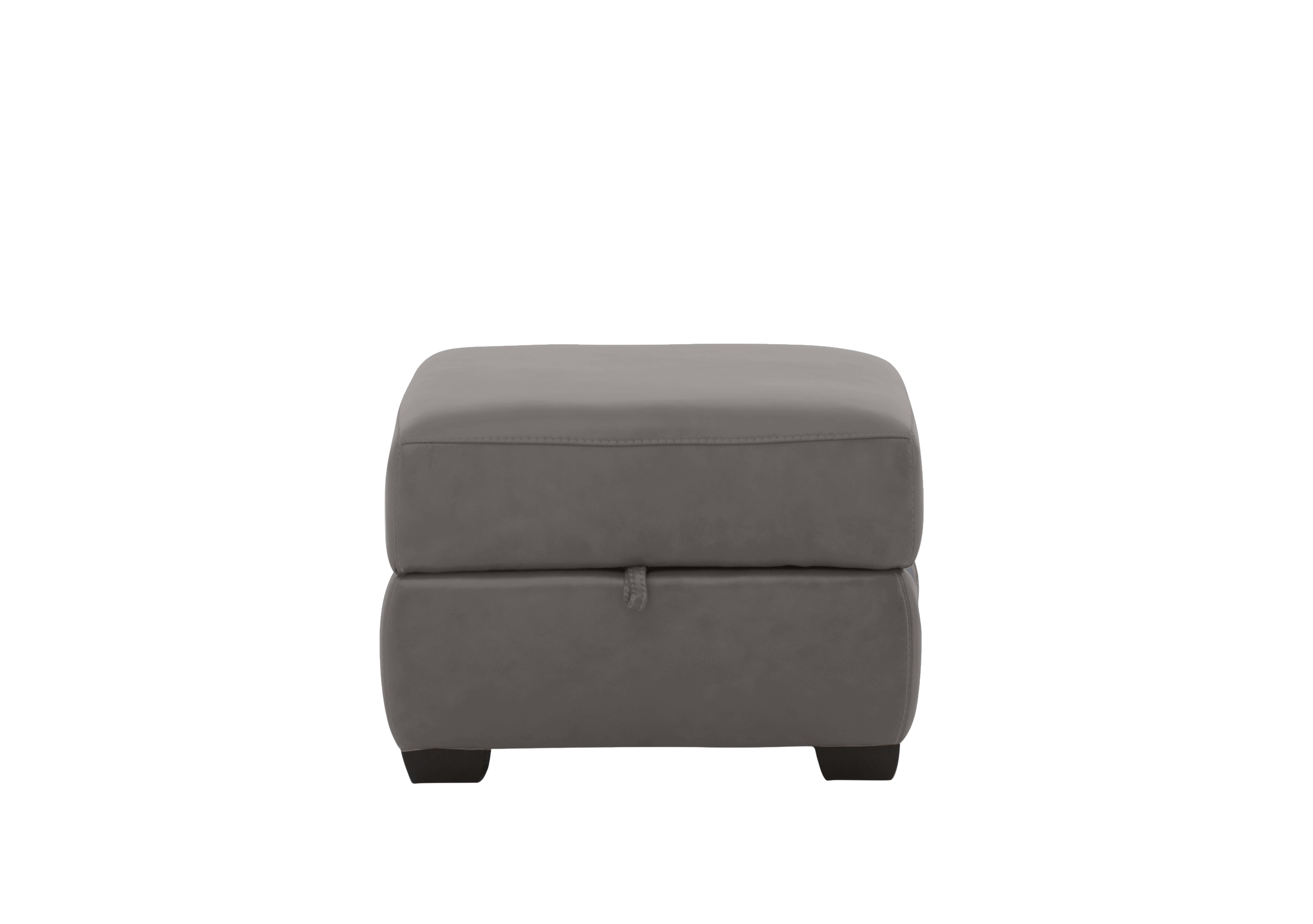 Hollywood Leather Storage Footstool in Nc-042e Elephant on Furniture Village