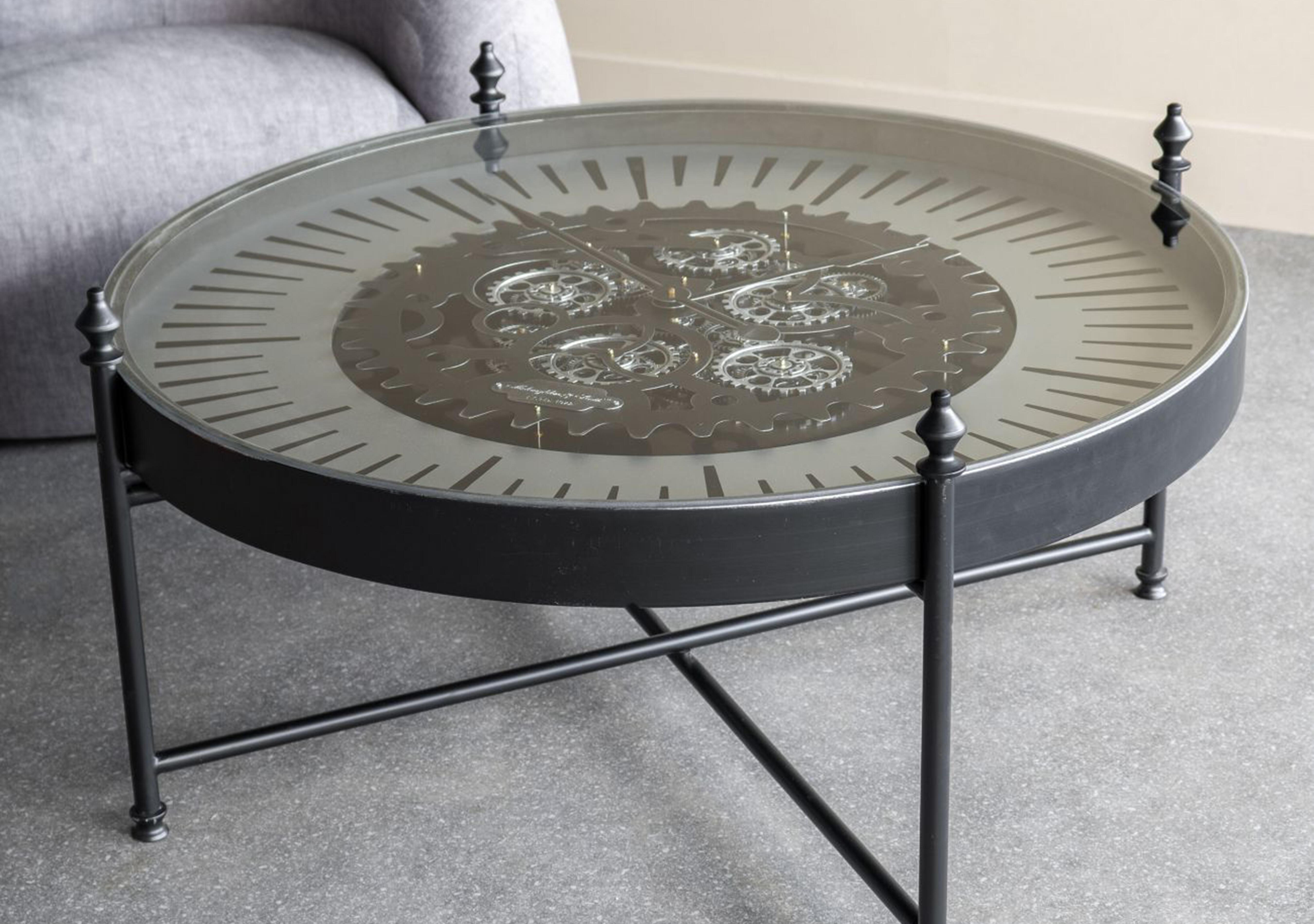 Palladium Clock Coffee Table in  on Furniture Village