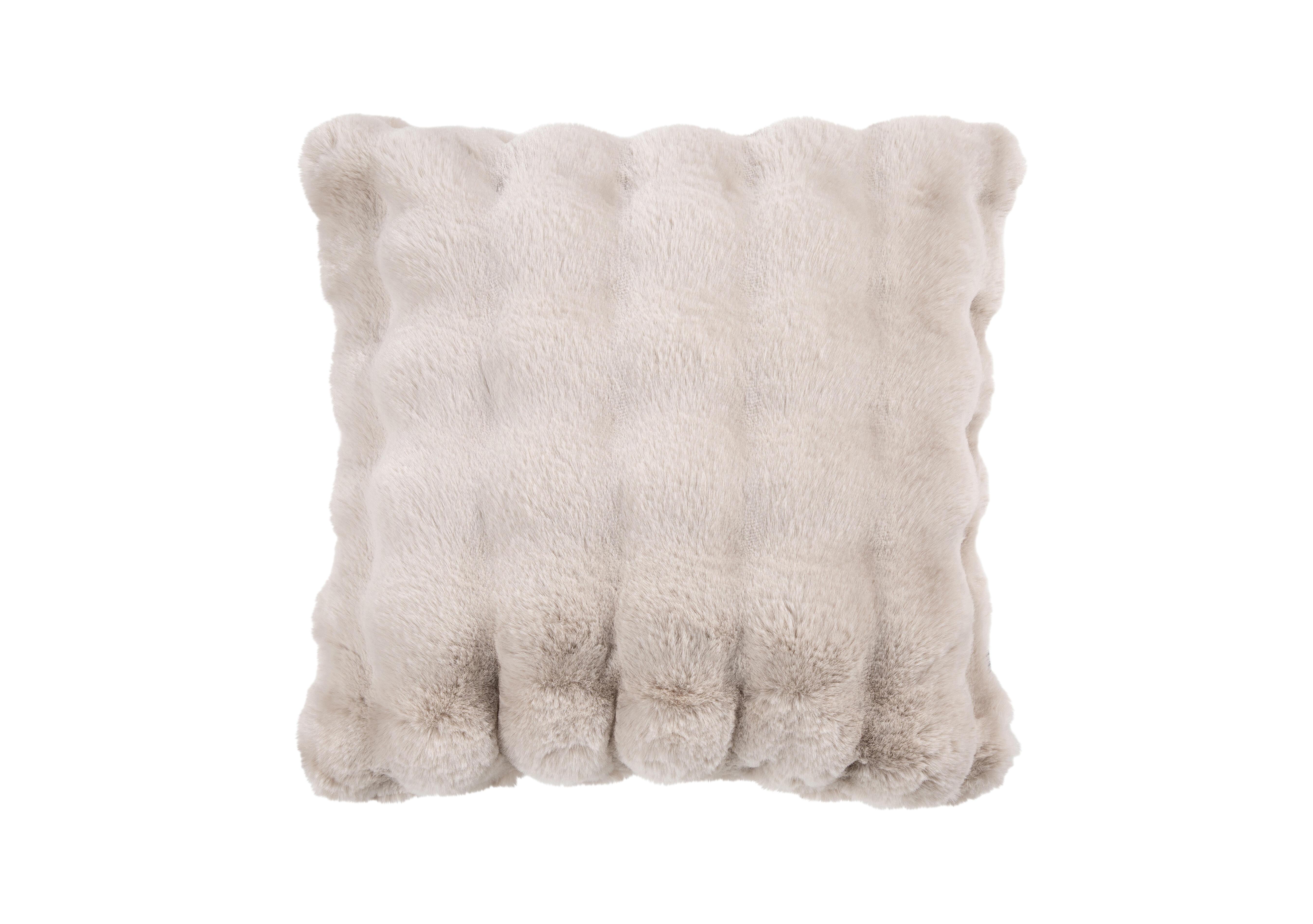 Caressa Large Cushion in Beige on Furniture Village