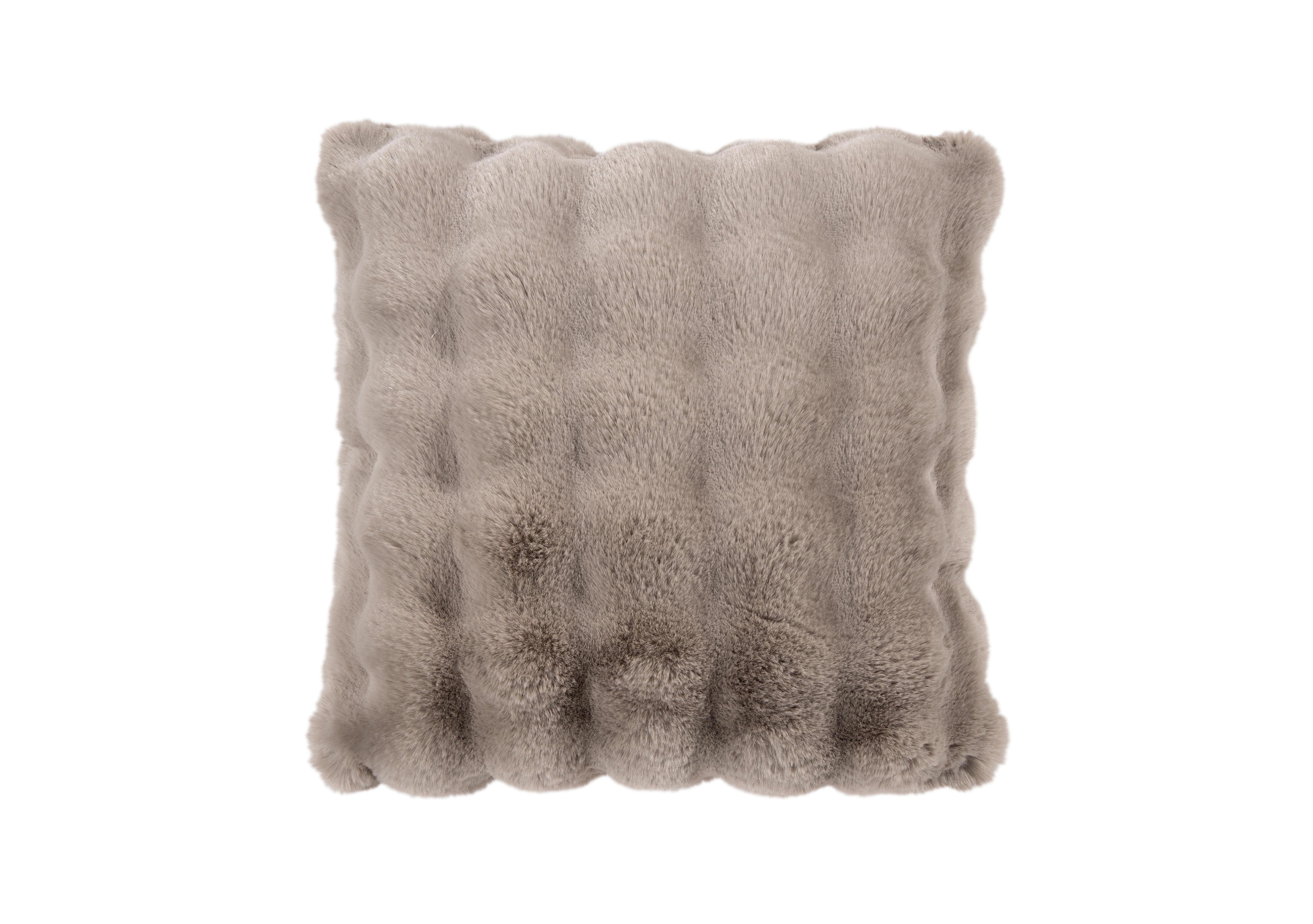 Caressa Large Cushion in Taupe on Furniture Village