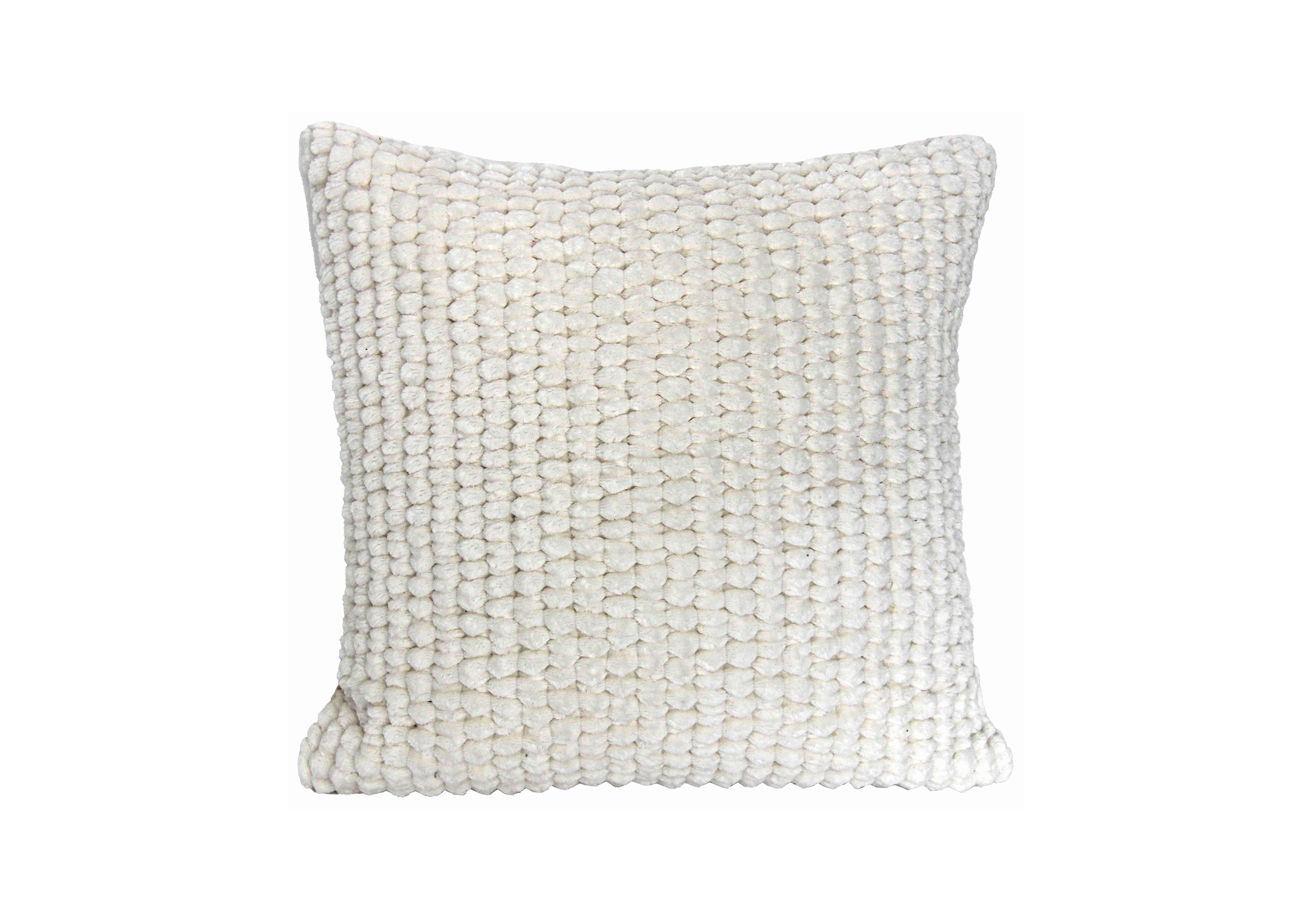 Tufti Large Cushion in Ivory on Furniture Village