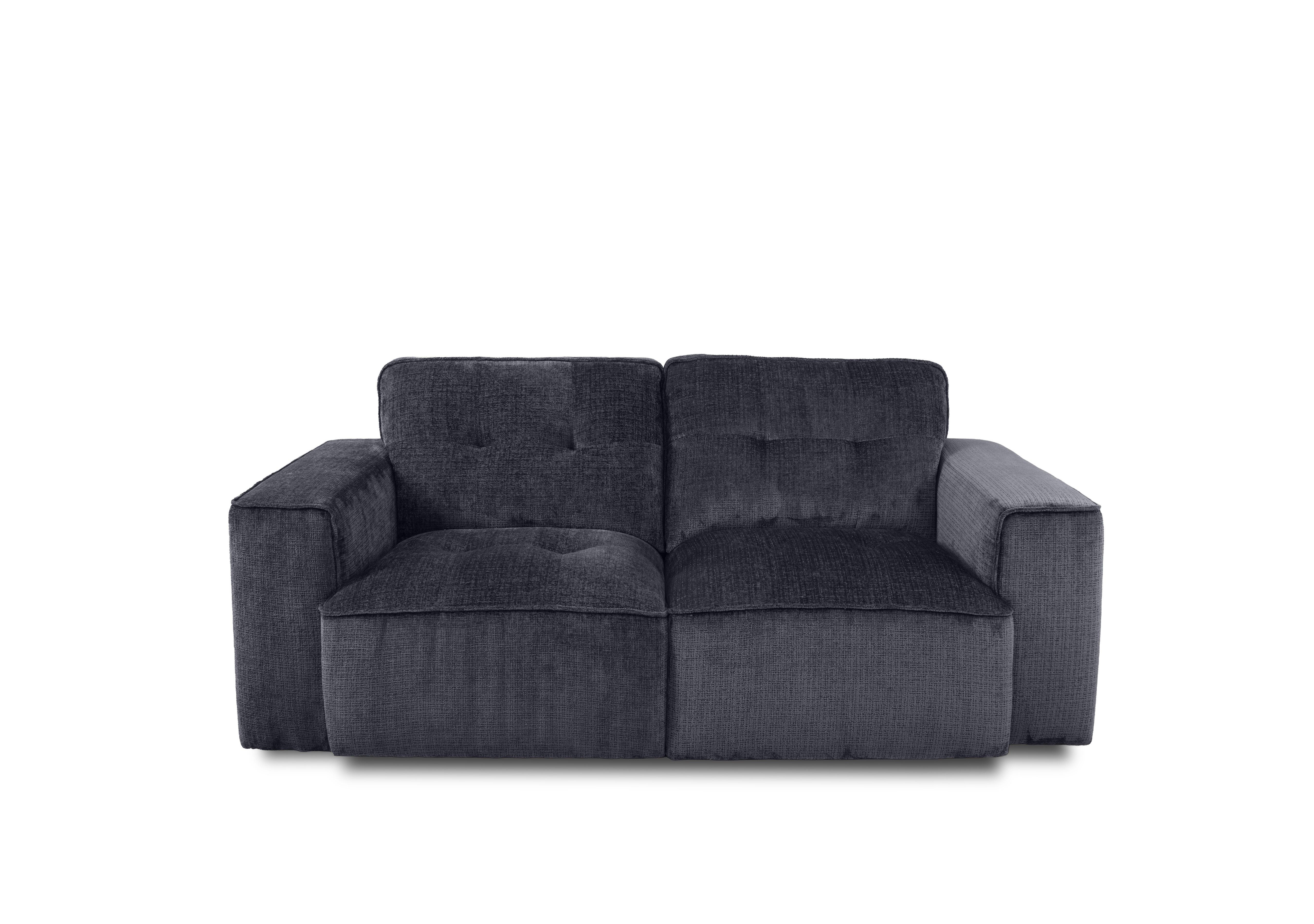 Cushino 2 Seater Fabric Sofa in Niagara Dark Grey 600 on Furniture Village