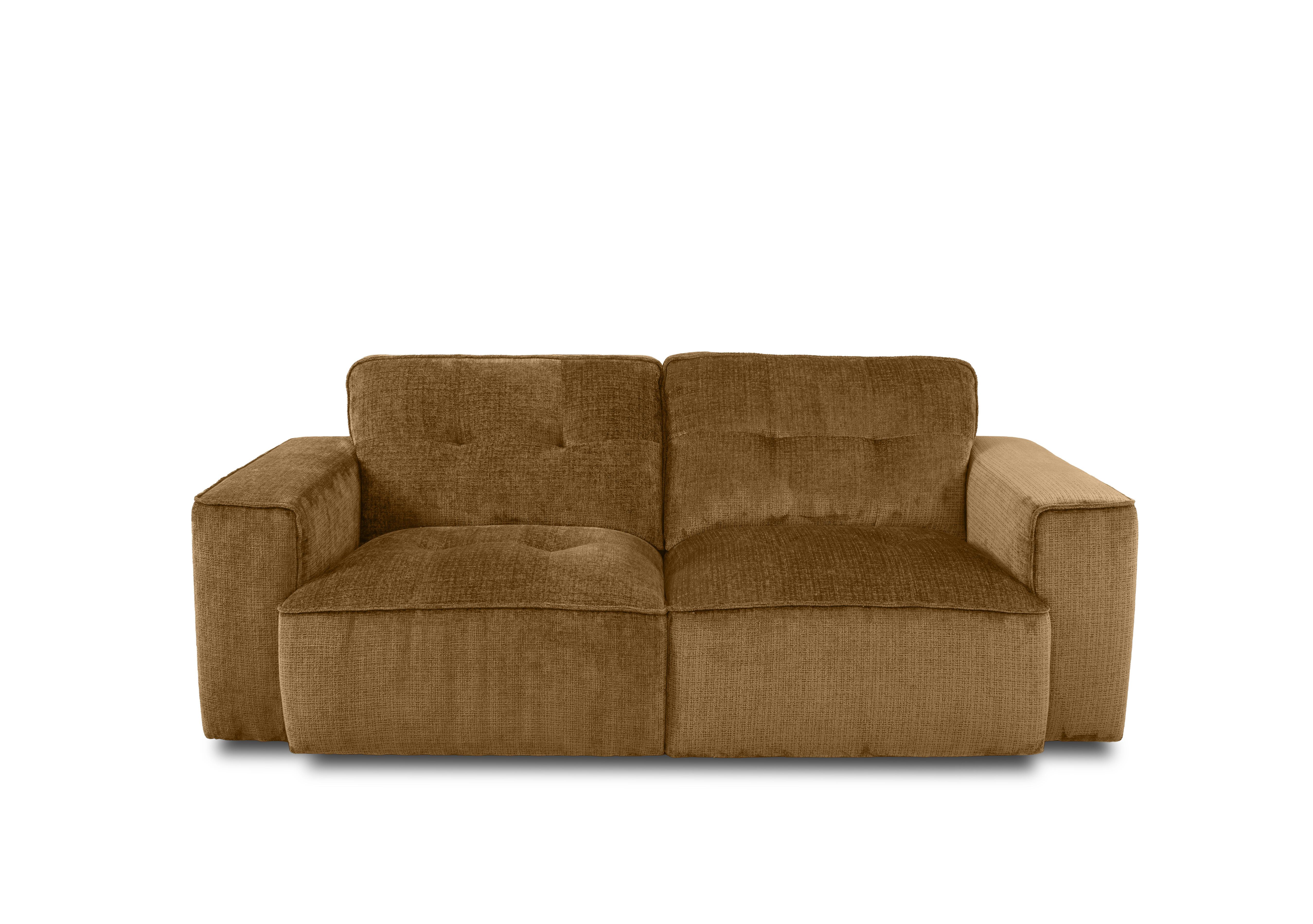 Cushino 2.5 Seater Fabric Sofa in Niagara Caramel 400 on Furniture Village