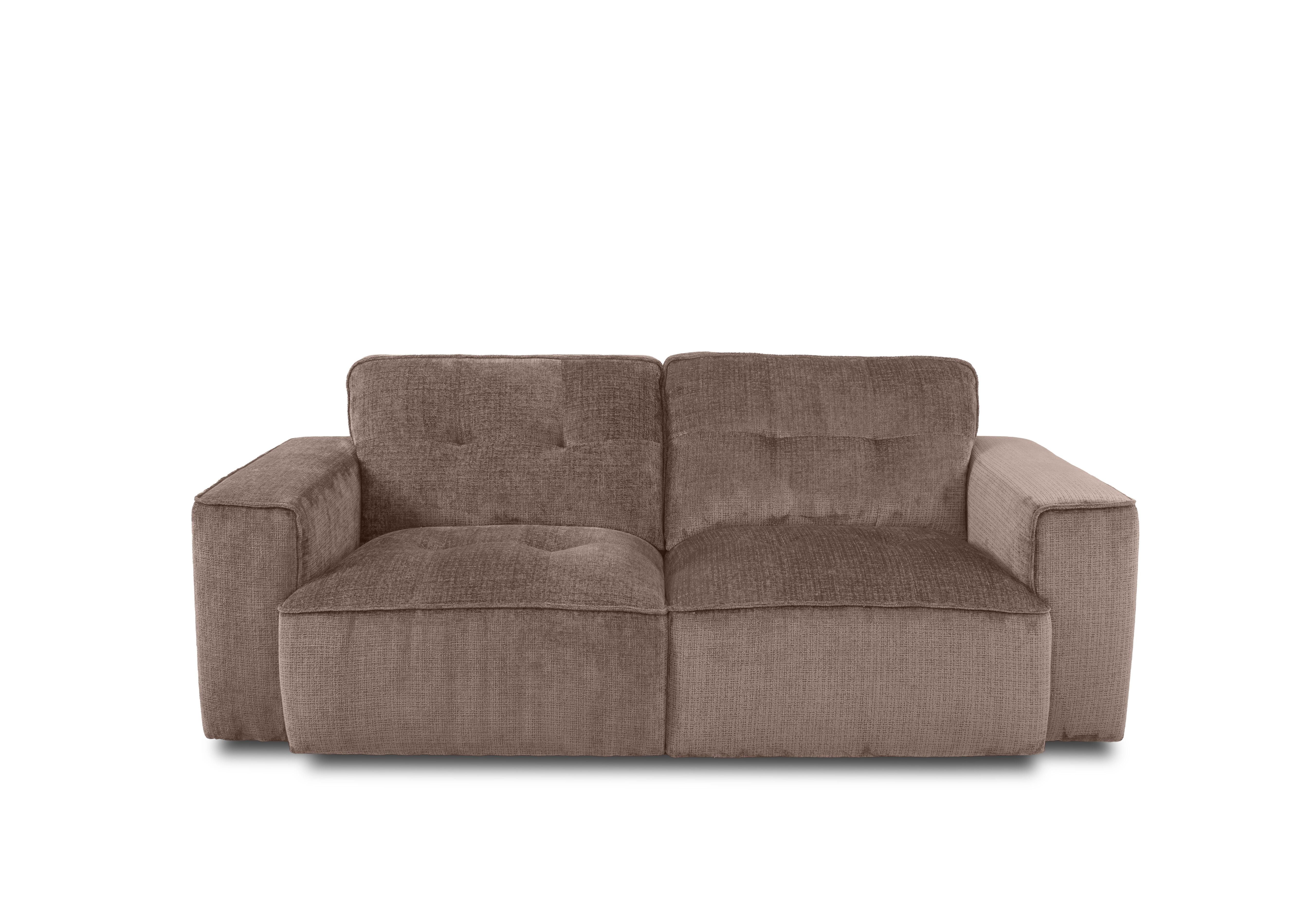 Cushino 2.5 Seater Fabric Sofa in Niagara Taupe 906 on Furniture Village