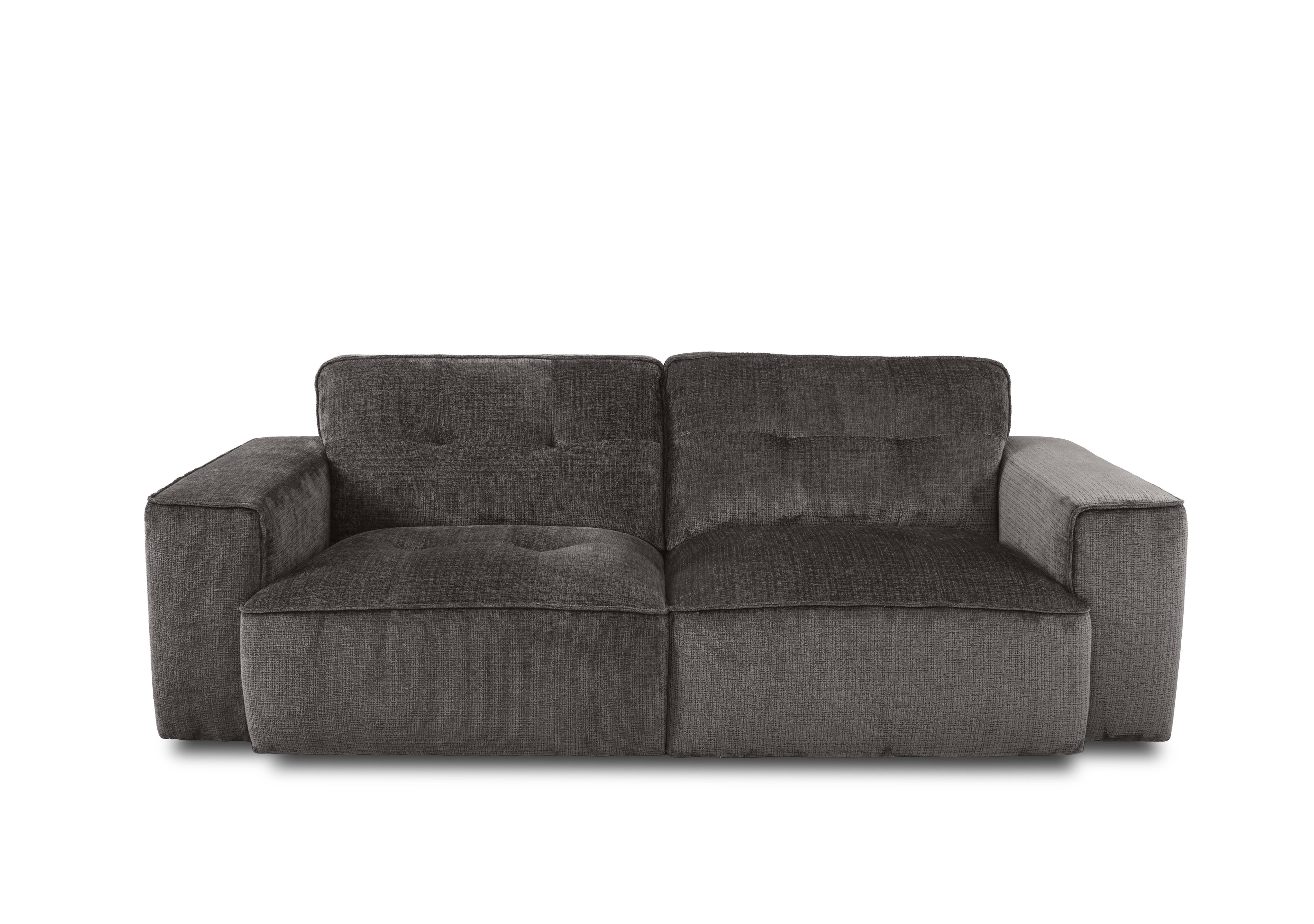 Cushino 3 Seater Fabric Sofa in Niagara Grey 804 on Furniture Village