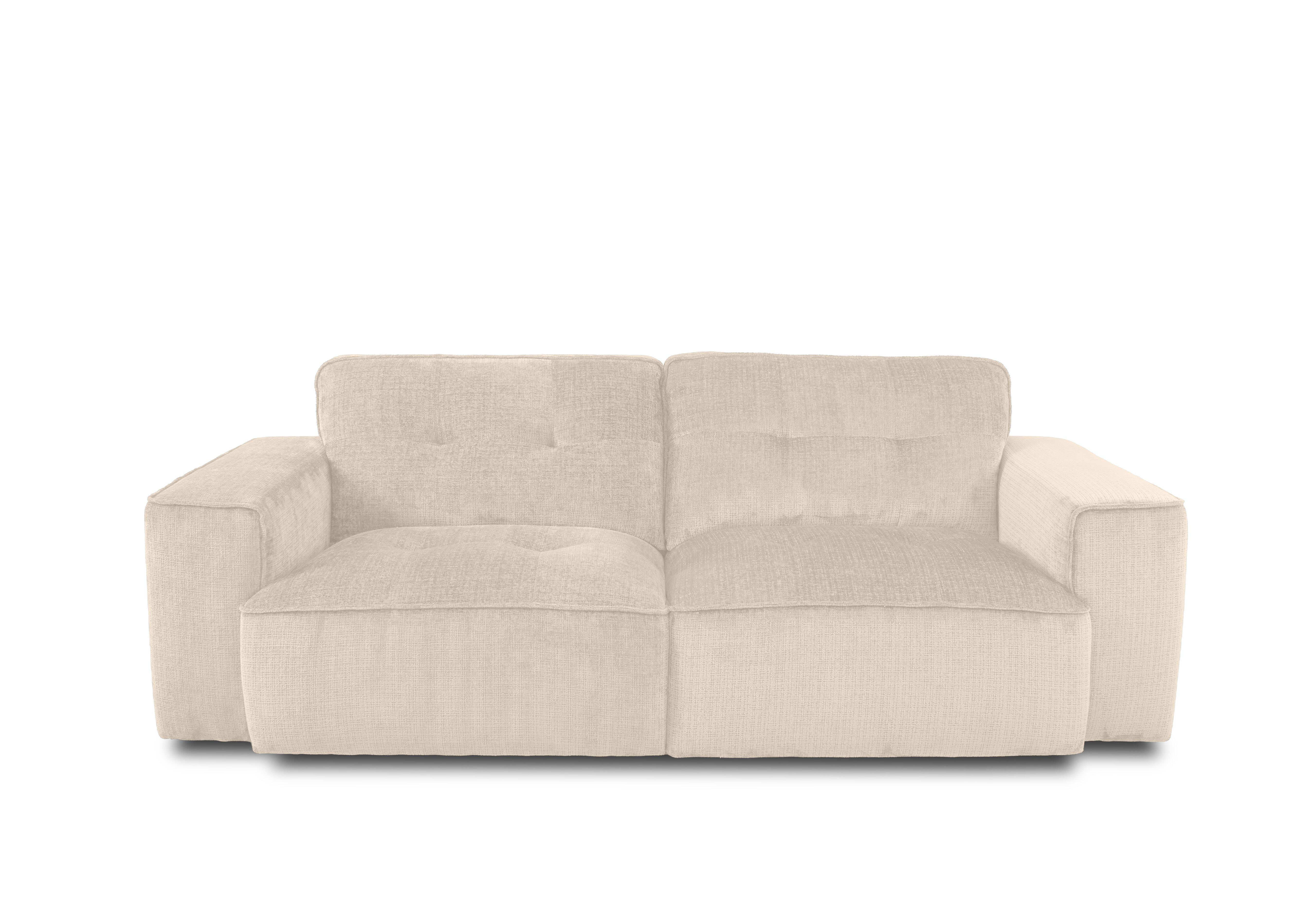 Cushino 3 Seater Fabric Sofa in Niagara Ivory 904 on Furniture Village