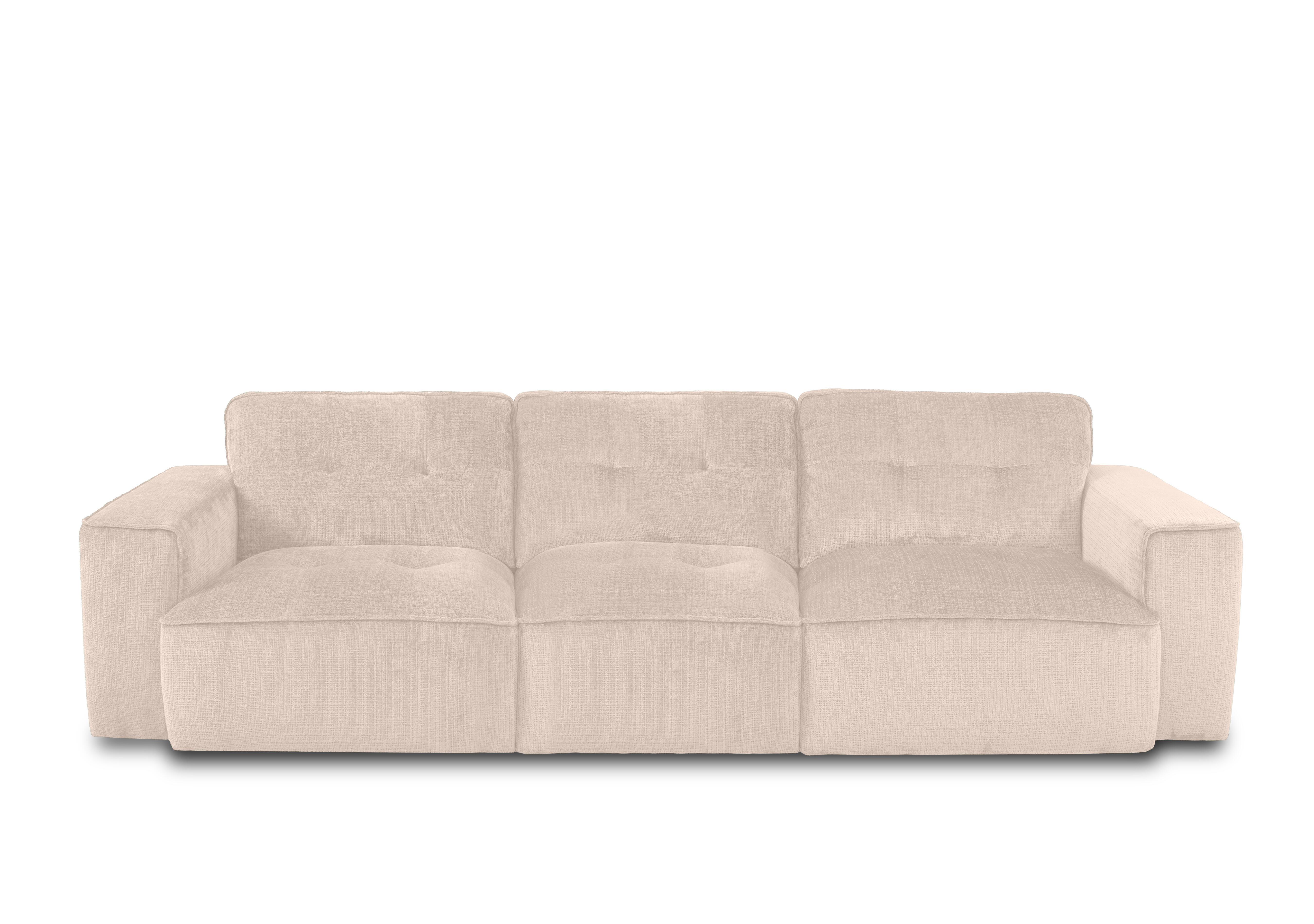 Cushino 4 Seater Fabric Sofa in Niagara Beige 905 on Furniture Village