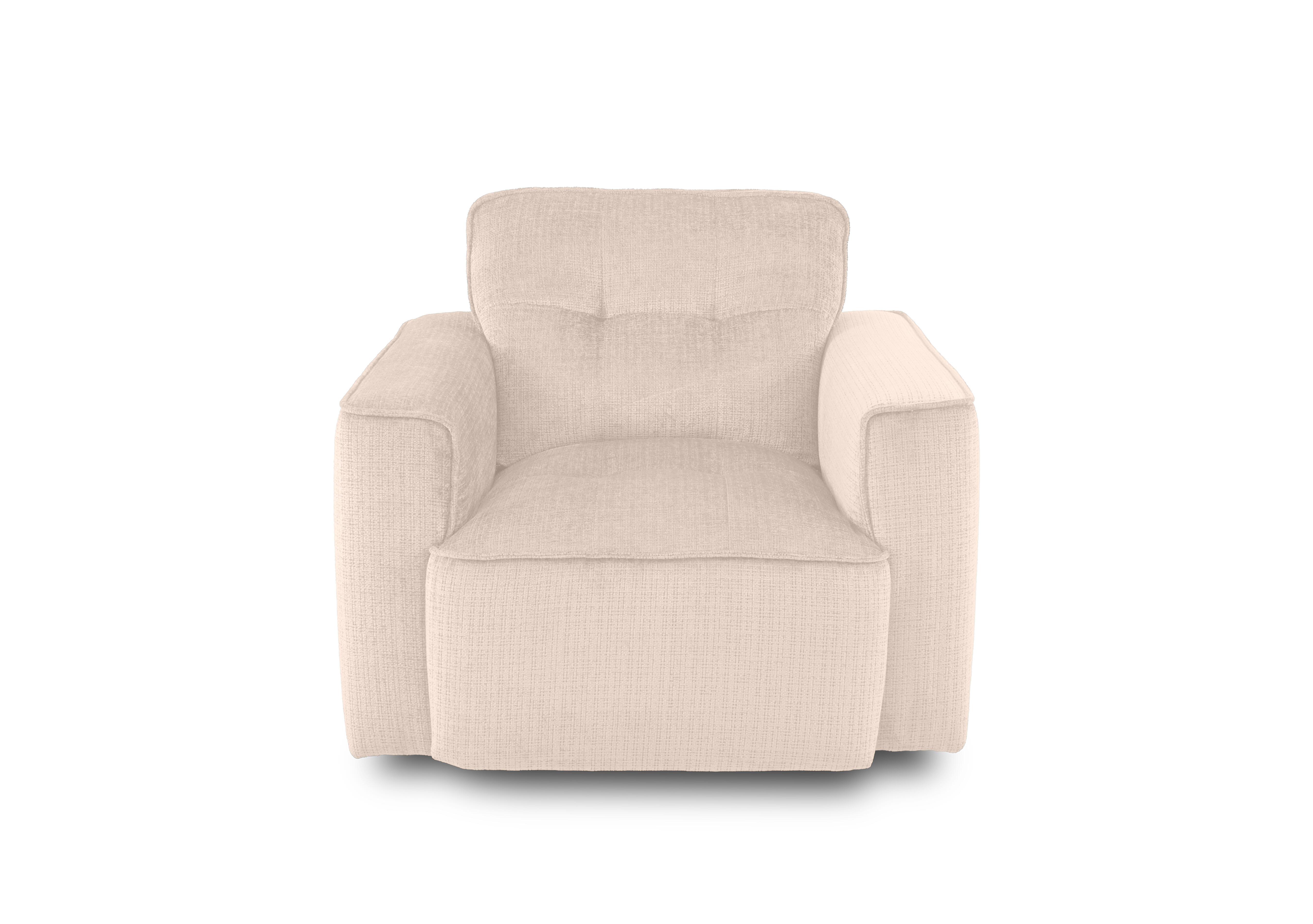 Cushino Fabric Armchair in Niagara Beige 905 on Furniture Village