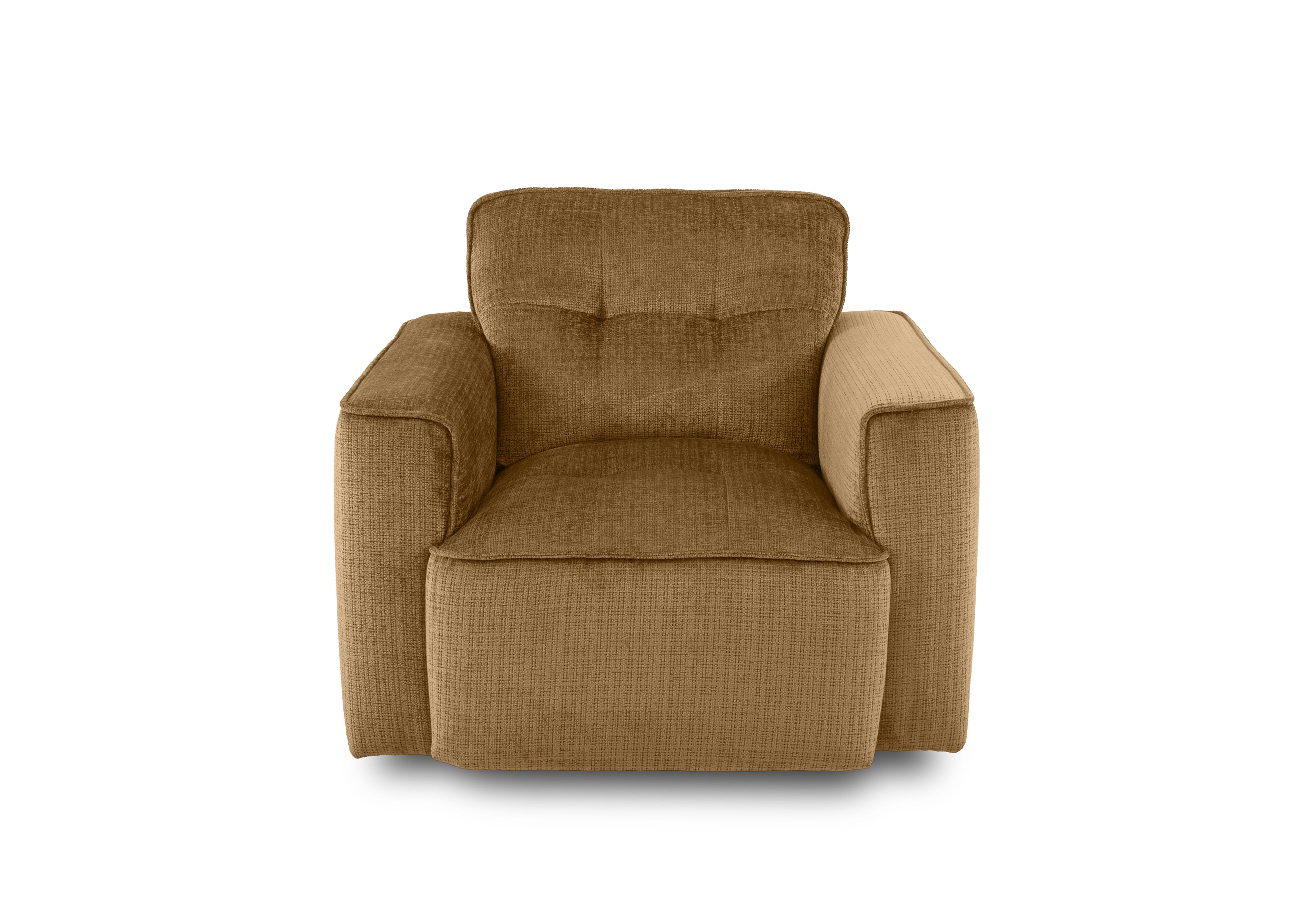 Cushino Fabric Armchair in Niagara Caramel 400 on Furniture Village