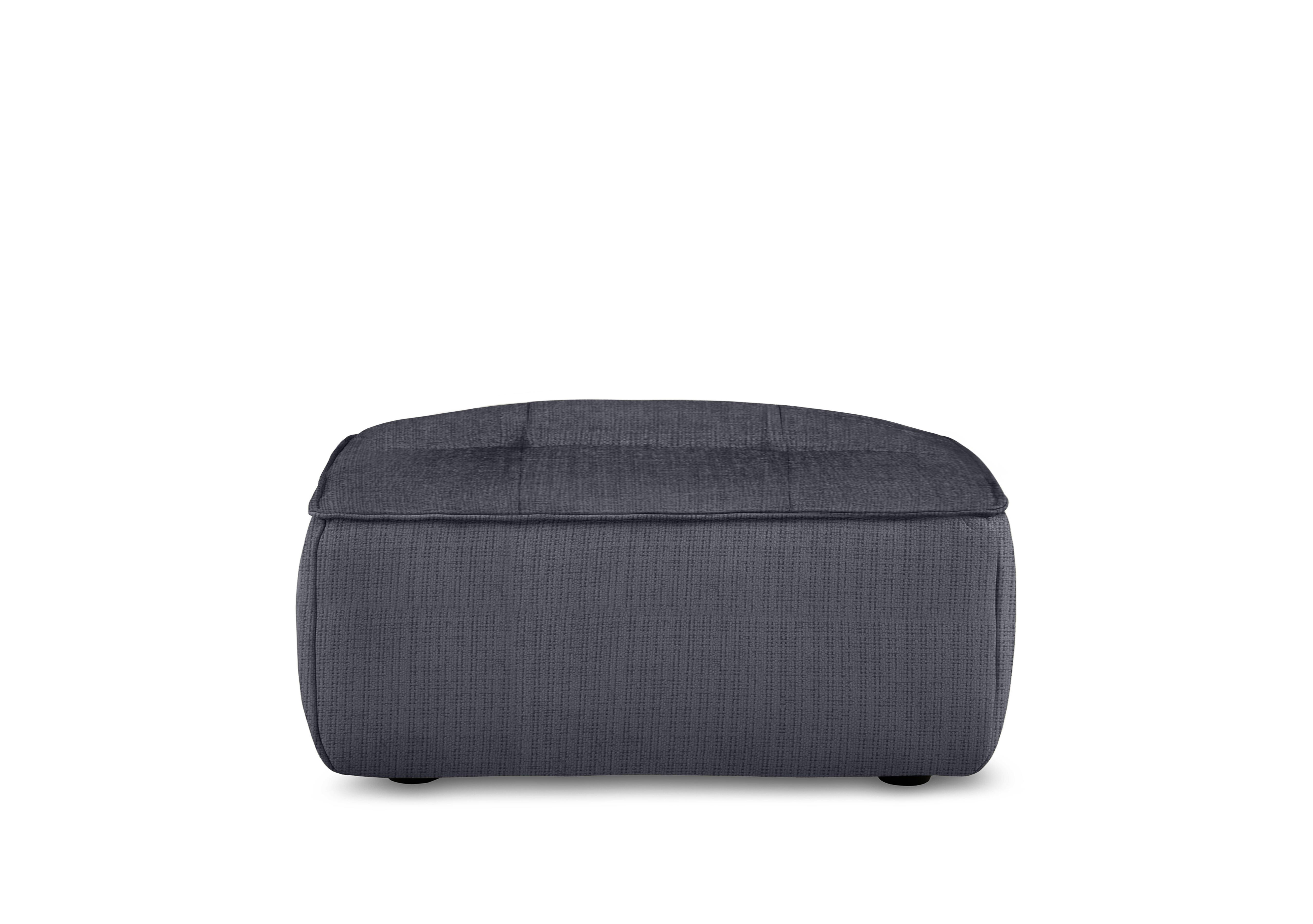 Cushino Large Rectangular Fabric Footstool in Niagara Dark Grey 600 on Furniture Village