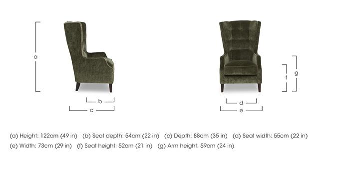 Garland Plain Accent Chair in  on Furniture Village