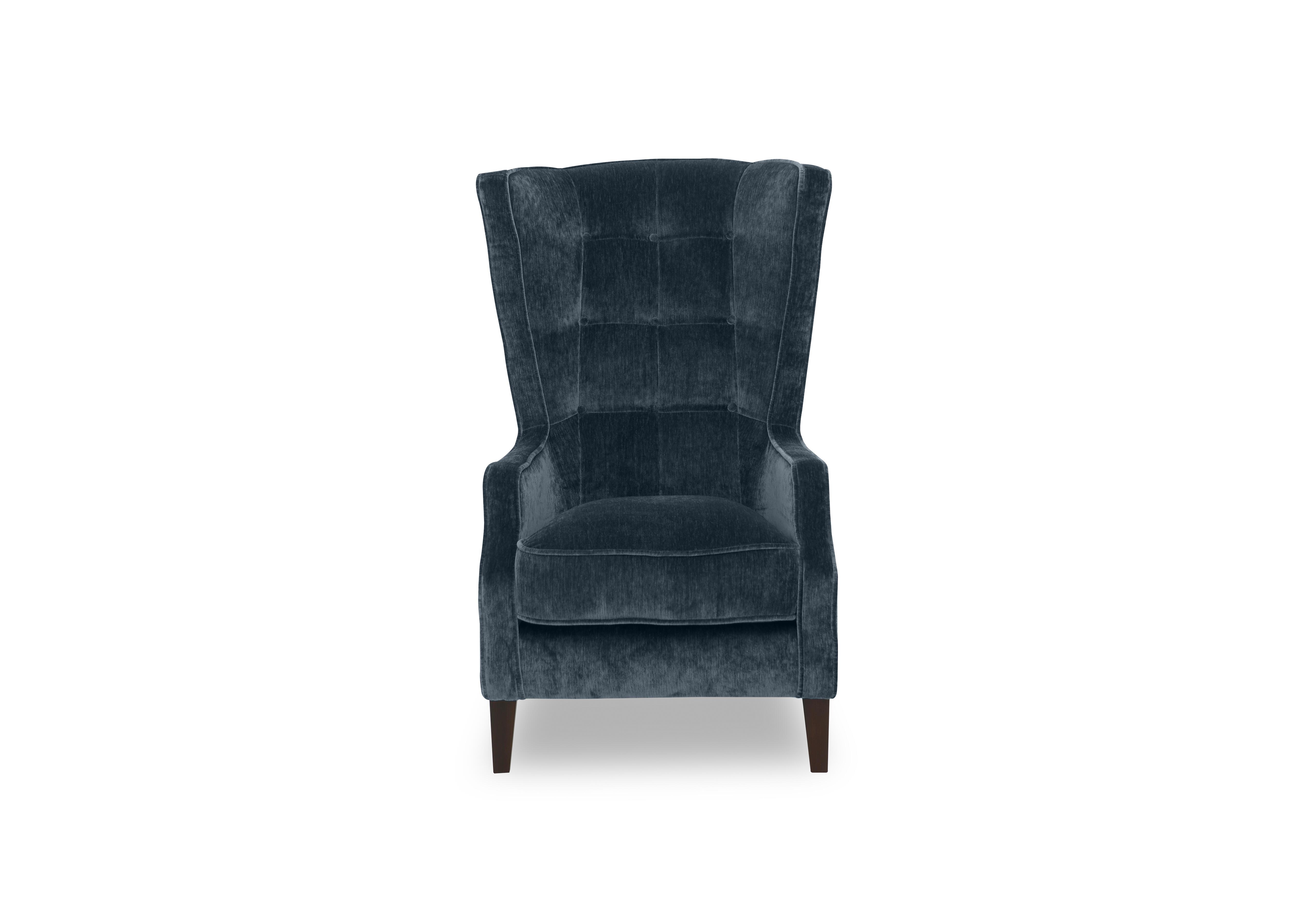Garland Plain Accent Chair in California Anthracite Dw Ft on Furniture Village