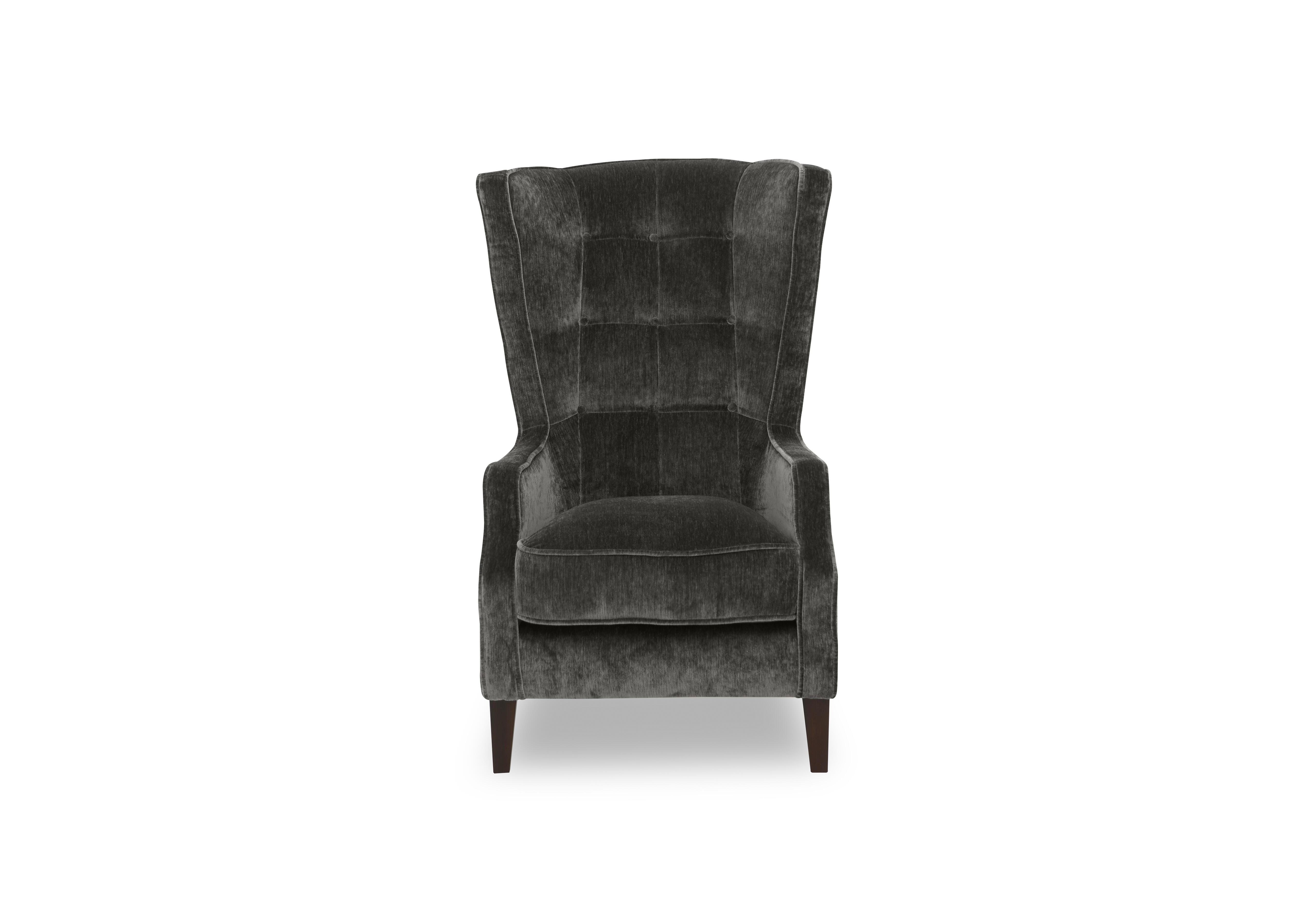 Oh So Glam Garland Plain Accent Chair in California Stone Dw Ft on Furniture Village