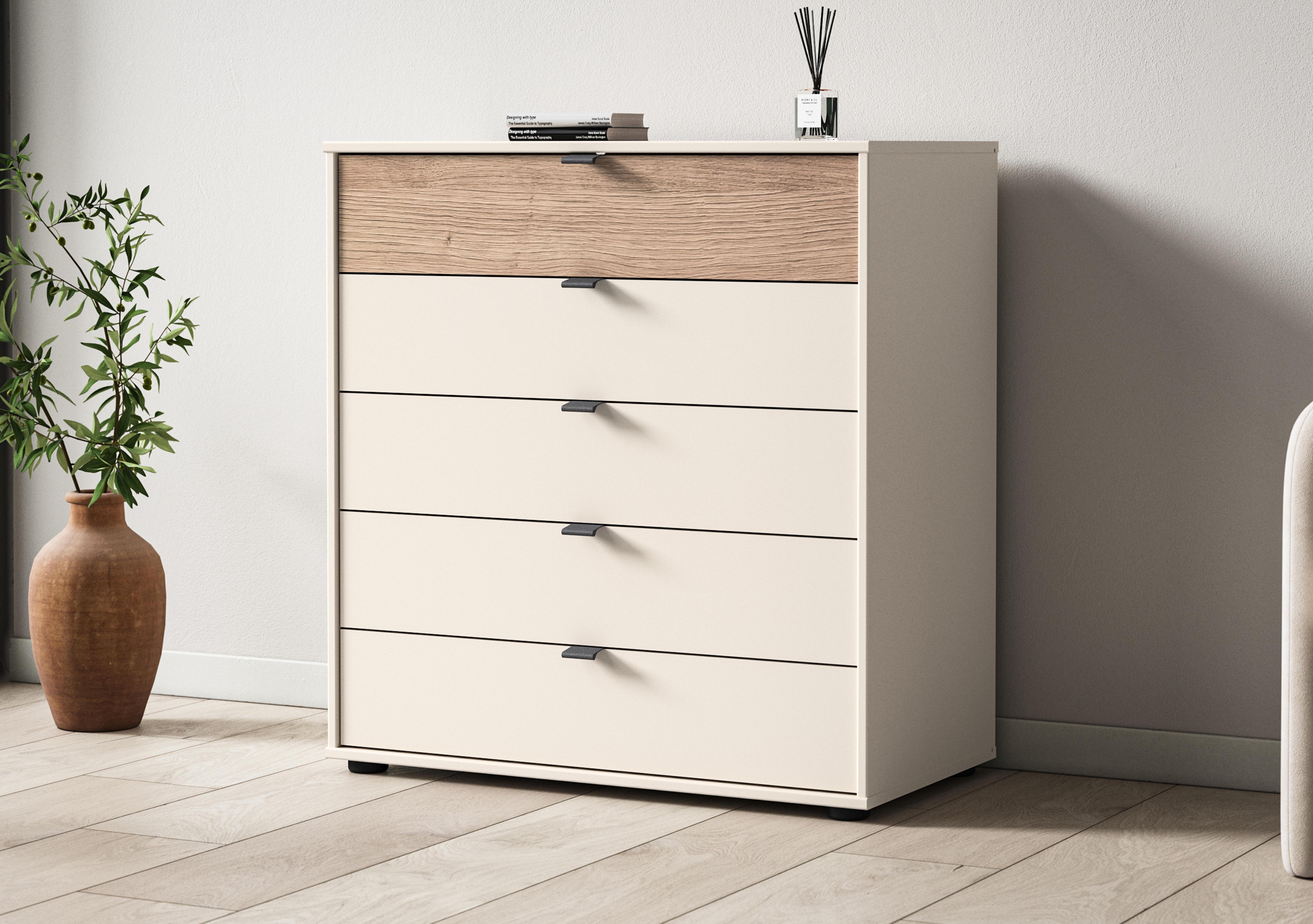 Tullio 80cm 5 Drawer Chest in  on Furniture Village