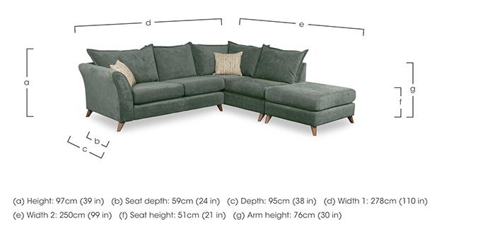Felicity Corner Sofa in  on Furniture Village