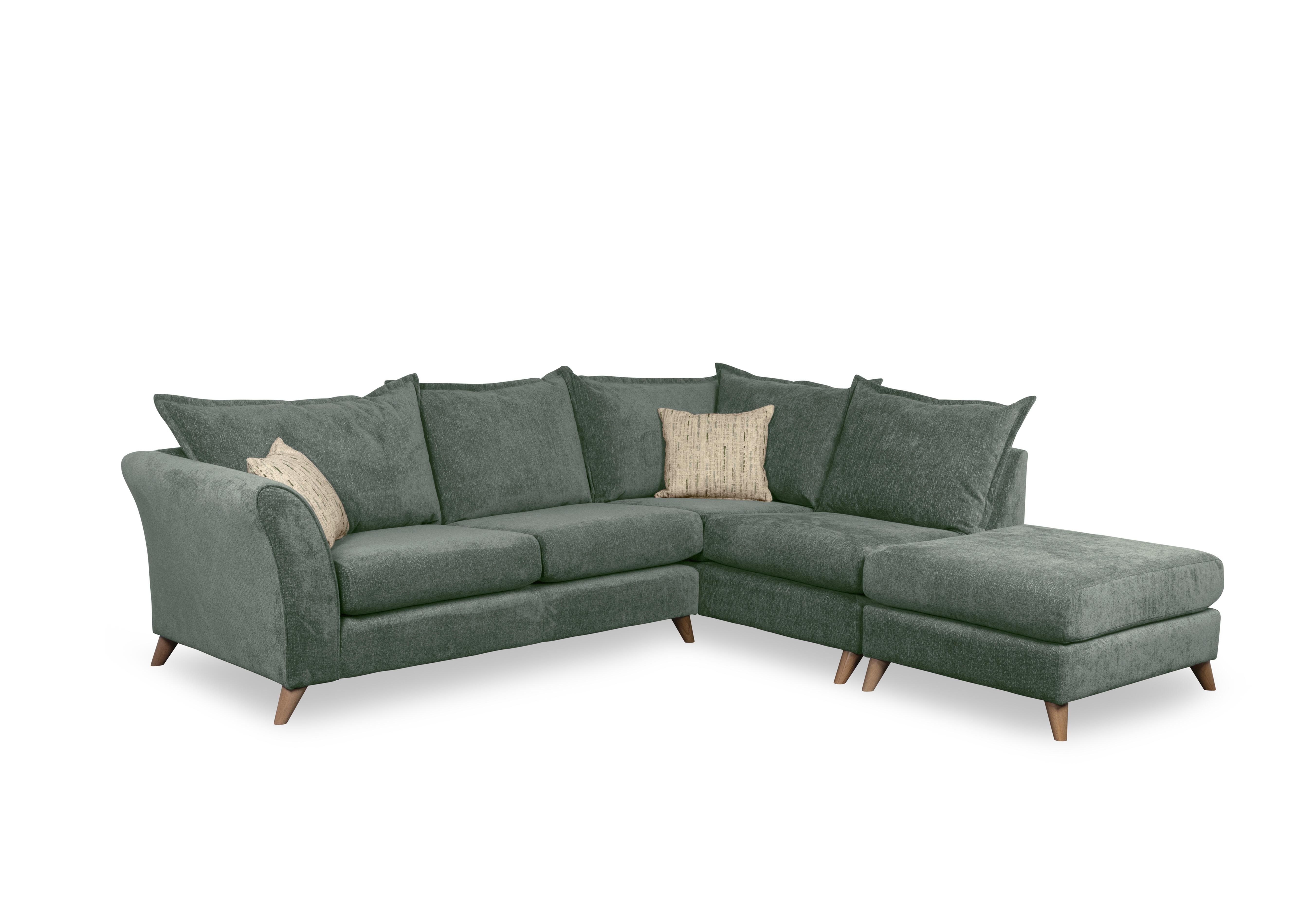 Felicity Corner Sofa in Emerald on Furniture Village