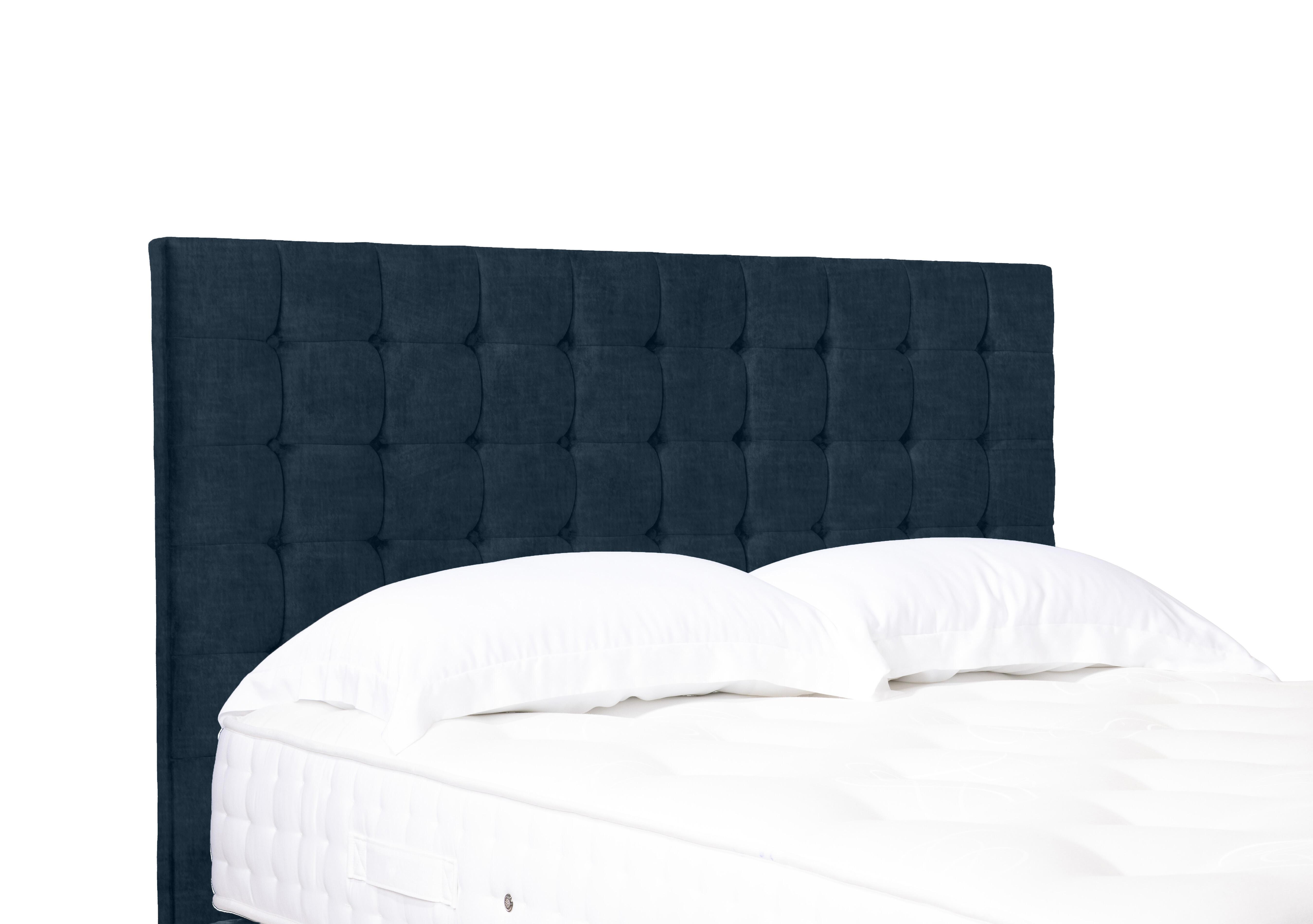 Artisan Collection Dot Standard Floor Standing Headboard in 600 Granite Blue on Furniture Village