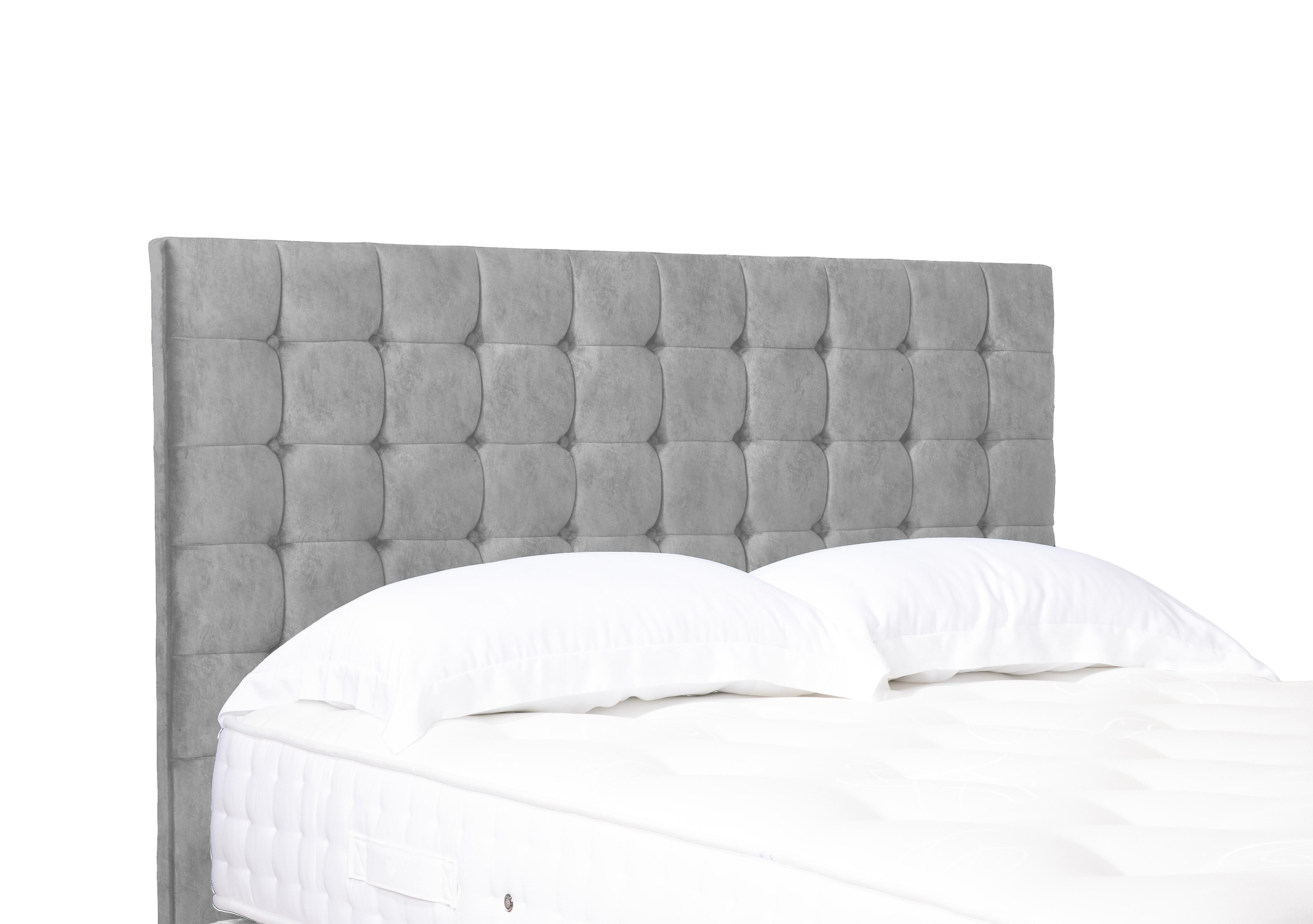 Artisan Collection Dot Standard Floor Standing Headboard in Dapple Sterling on Furniture Village