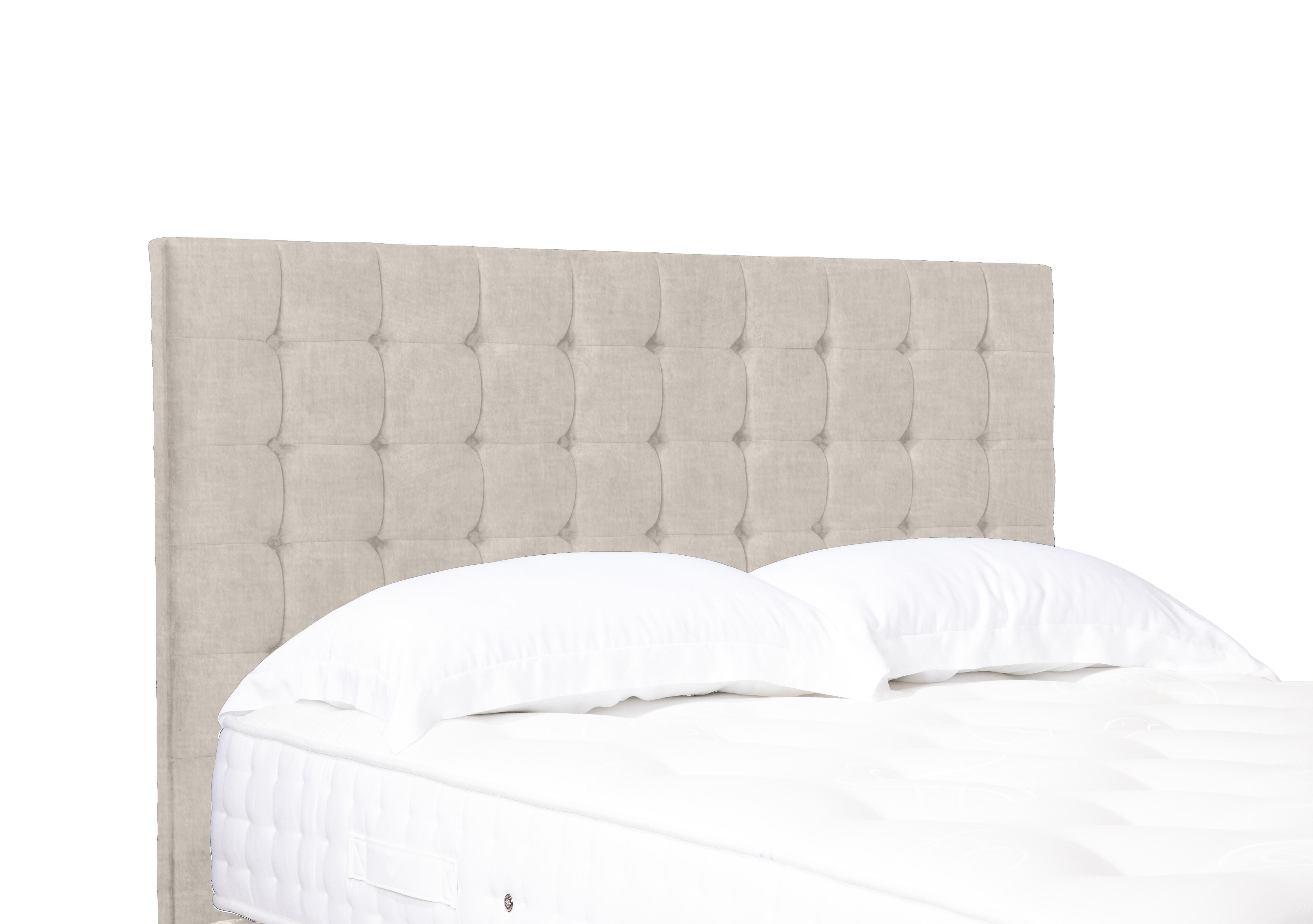 Artisan Collection Dot Standard Floor Standing Headboard in Lace Ivory on Furniture Village