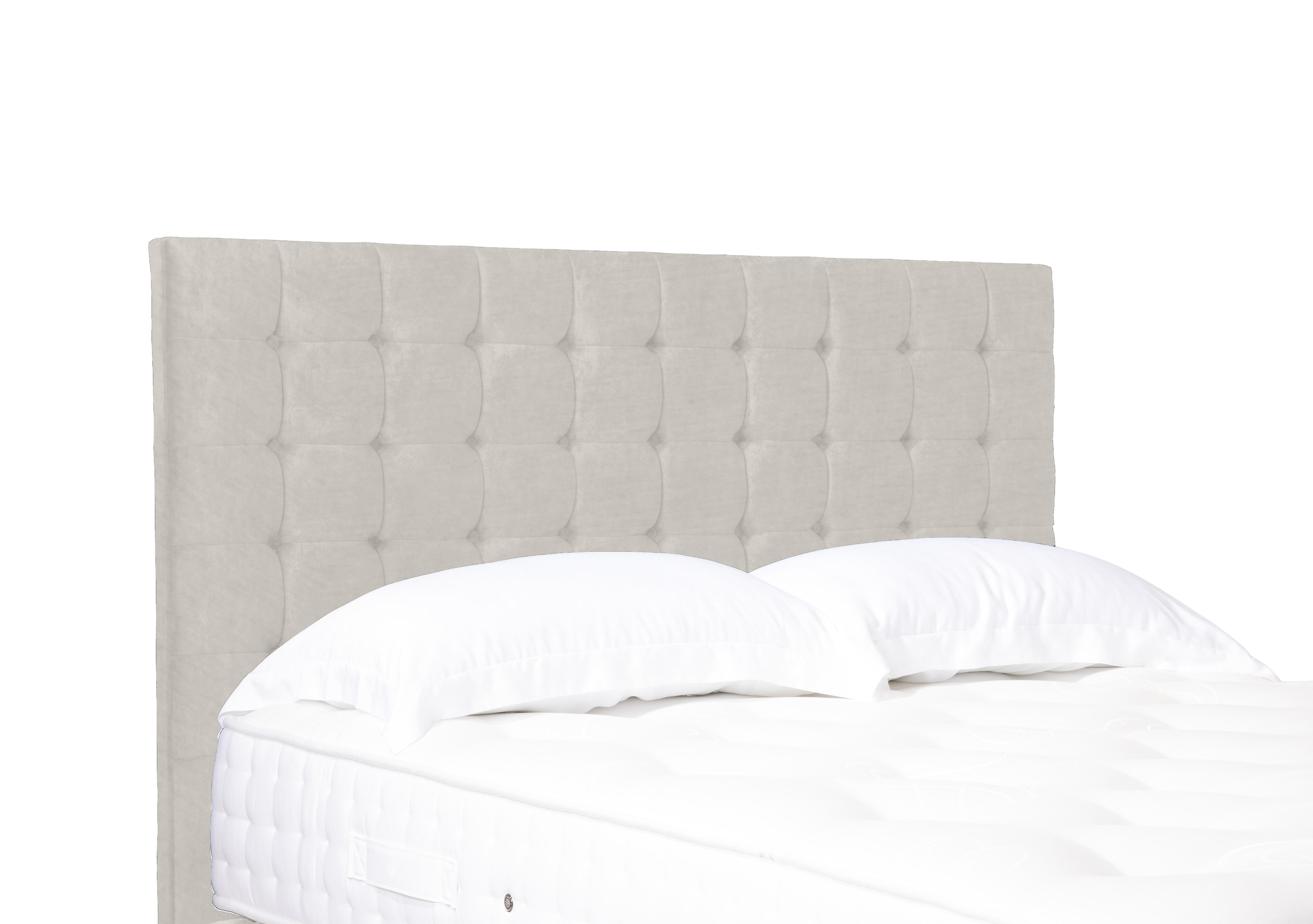 Artisan Collection Dot Standard Floor Standing Headboard in Plush Ecru on Furniture Village
