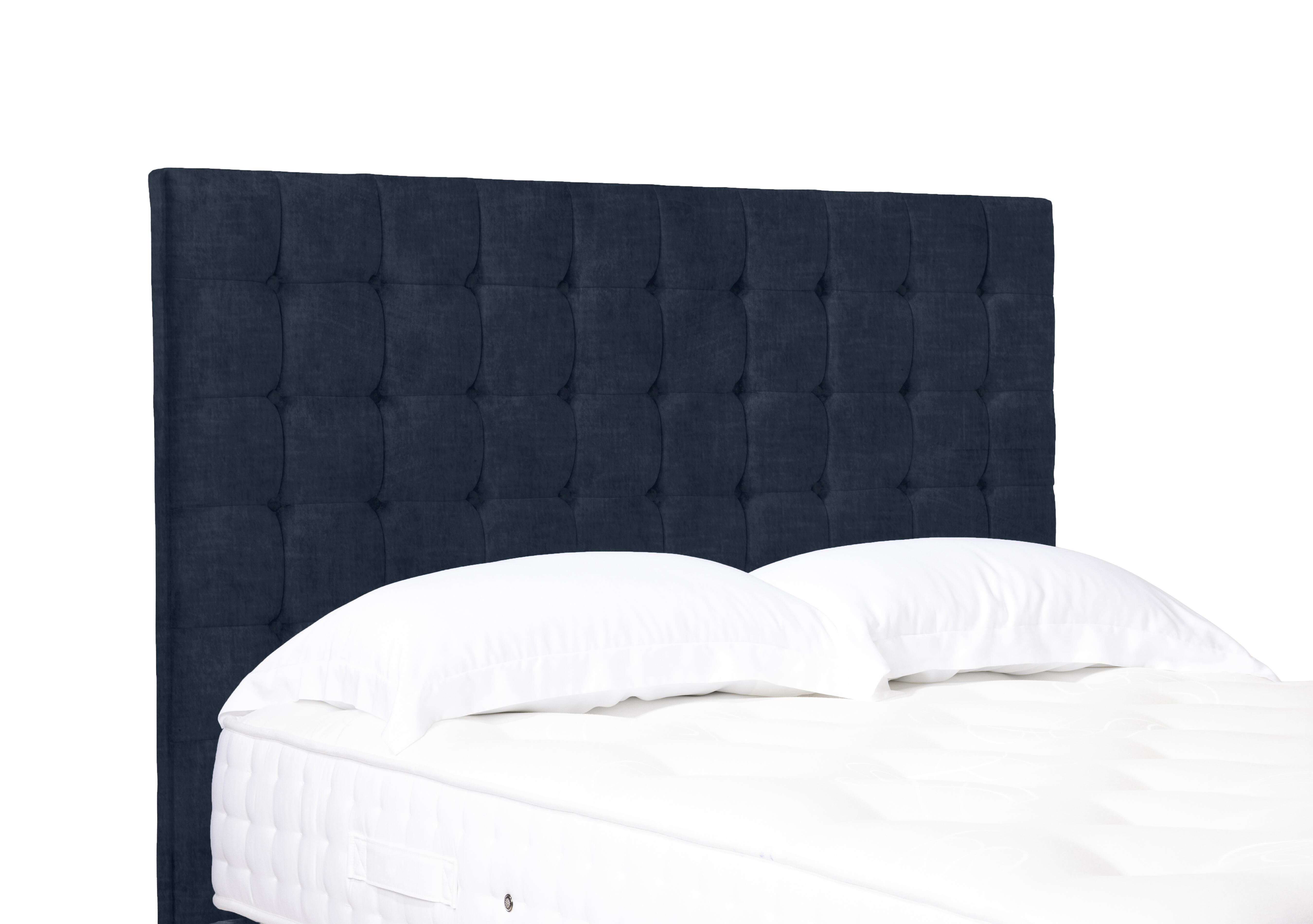 Artisan Collection Dot Medium Floor Standing Headboard in 600 Granite Blue on Furniture Village