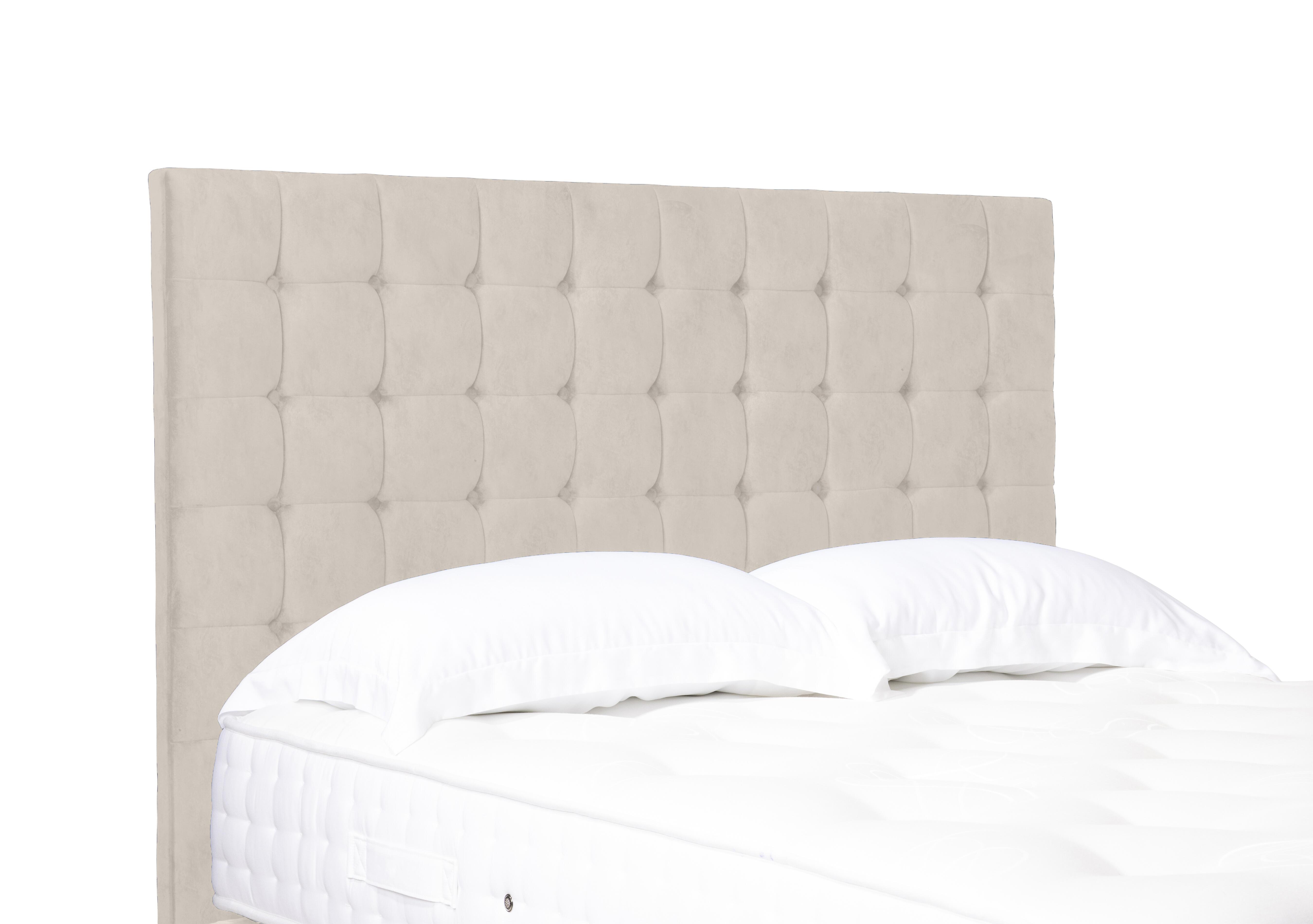 Artisan Collection Dot Medium Floor Standing Headboard in 901 Sandstone Pearl on Furniture Village