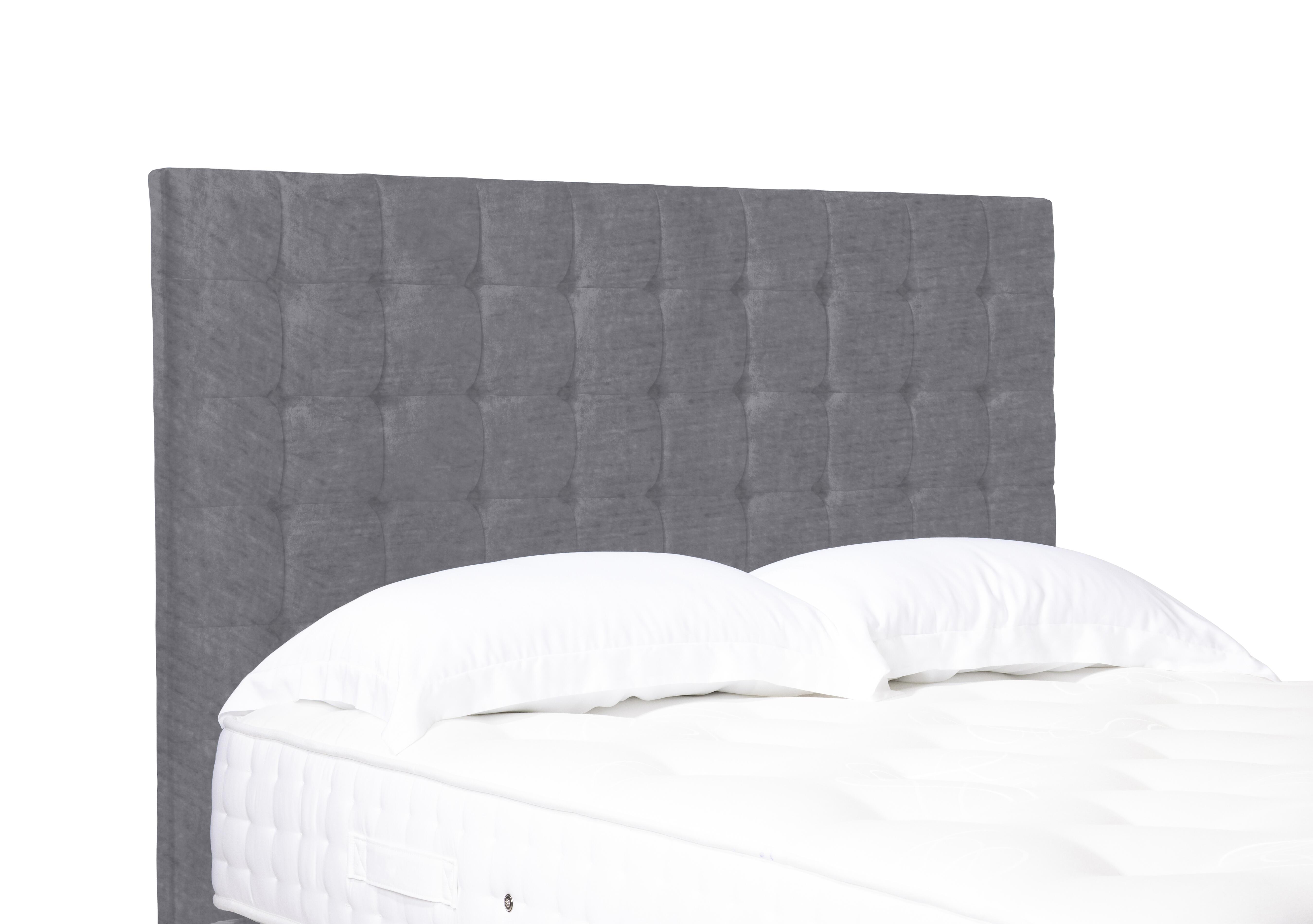 Artisan Collection Dot Medium Floor Standing Headboard in Aston Steel on Furniture Village