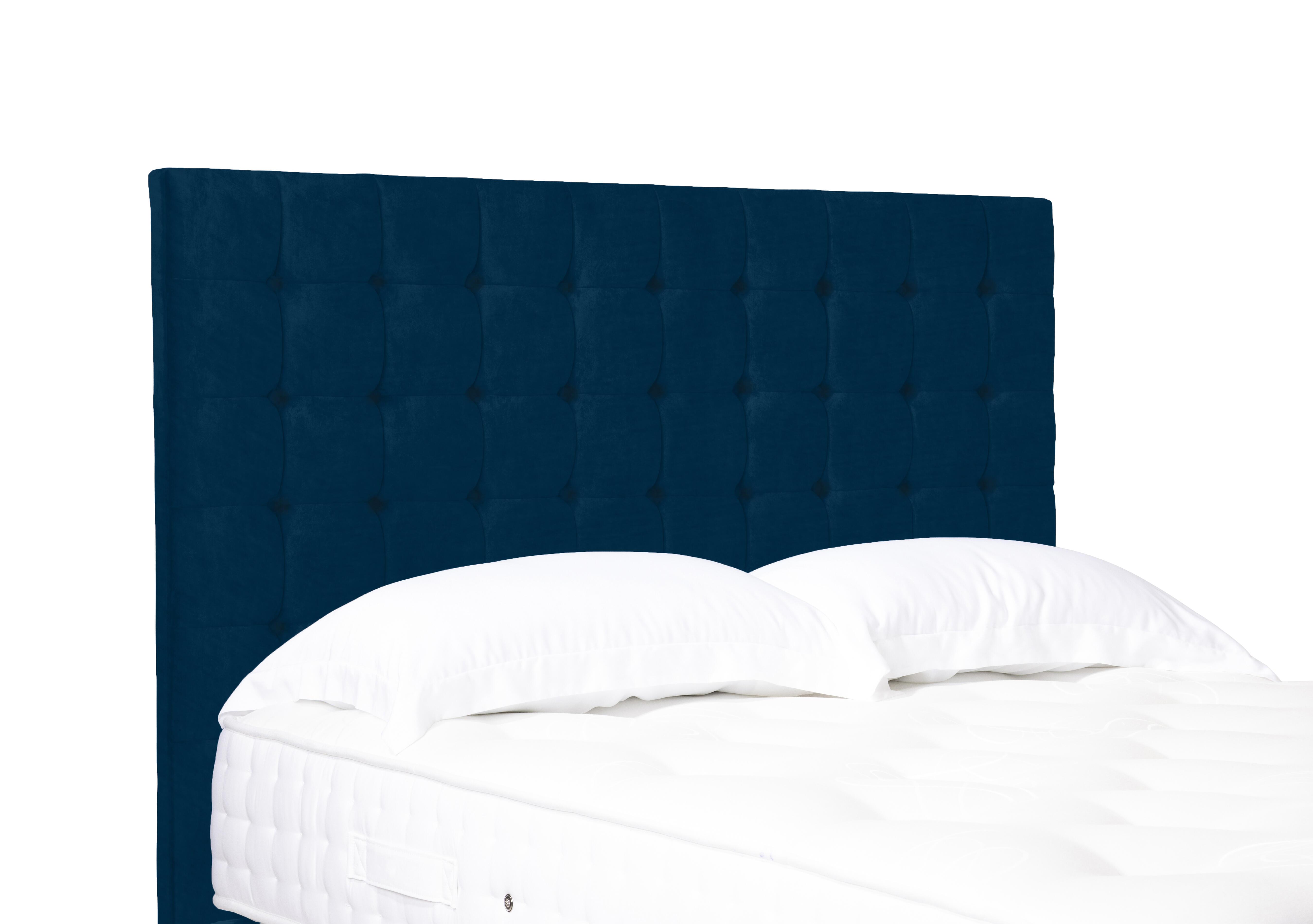 Artisan Collection Dot Medium Floor Standing Headboard in Plush Pacific on Furniture Village