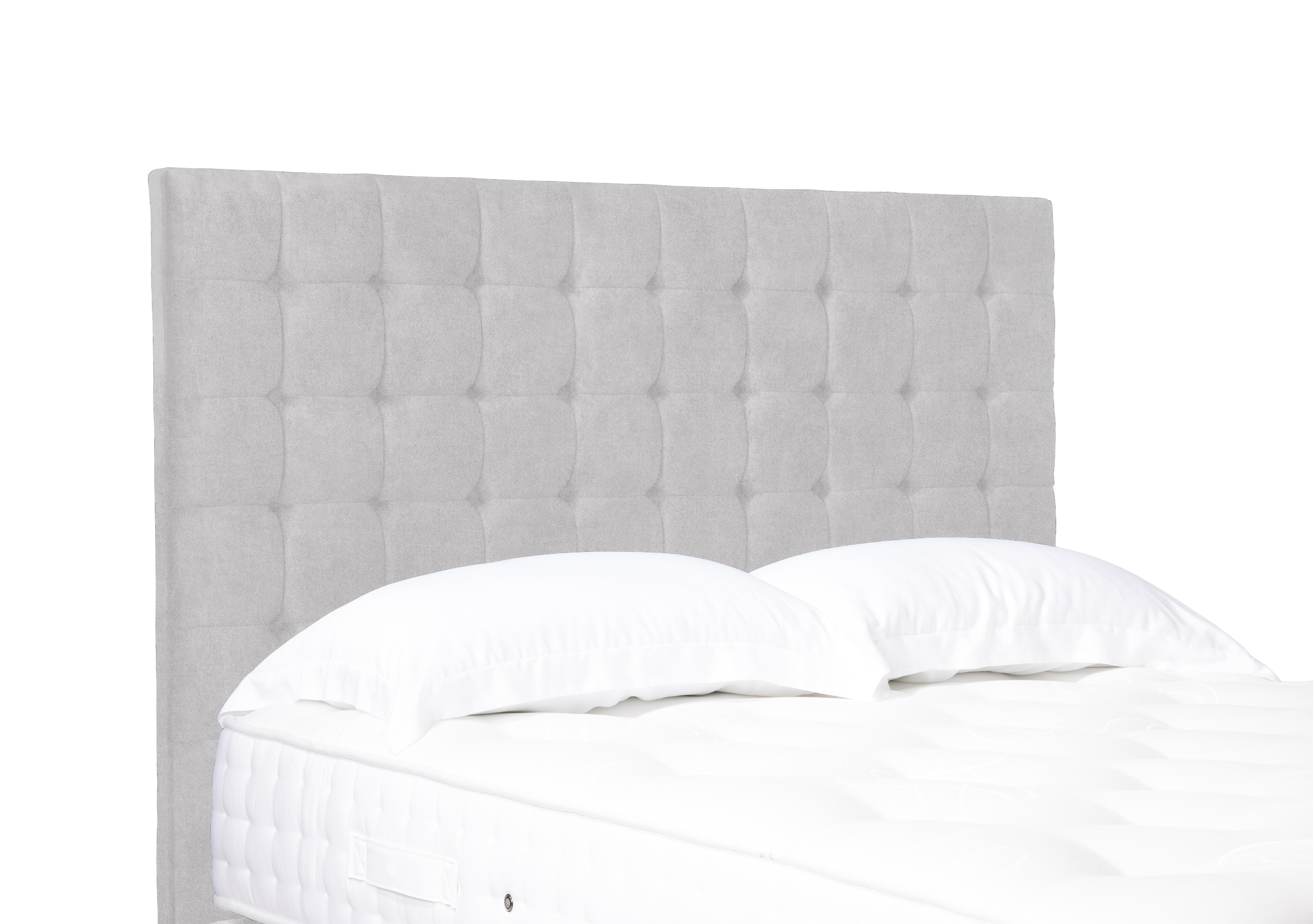 Artisan Collection Dot Medium Floor Standing Headboard in Queens Pebble on Furniture Village