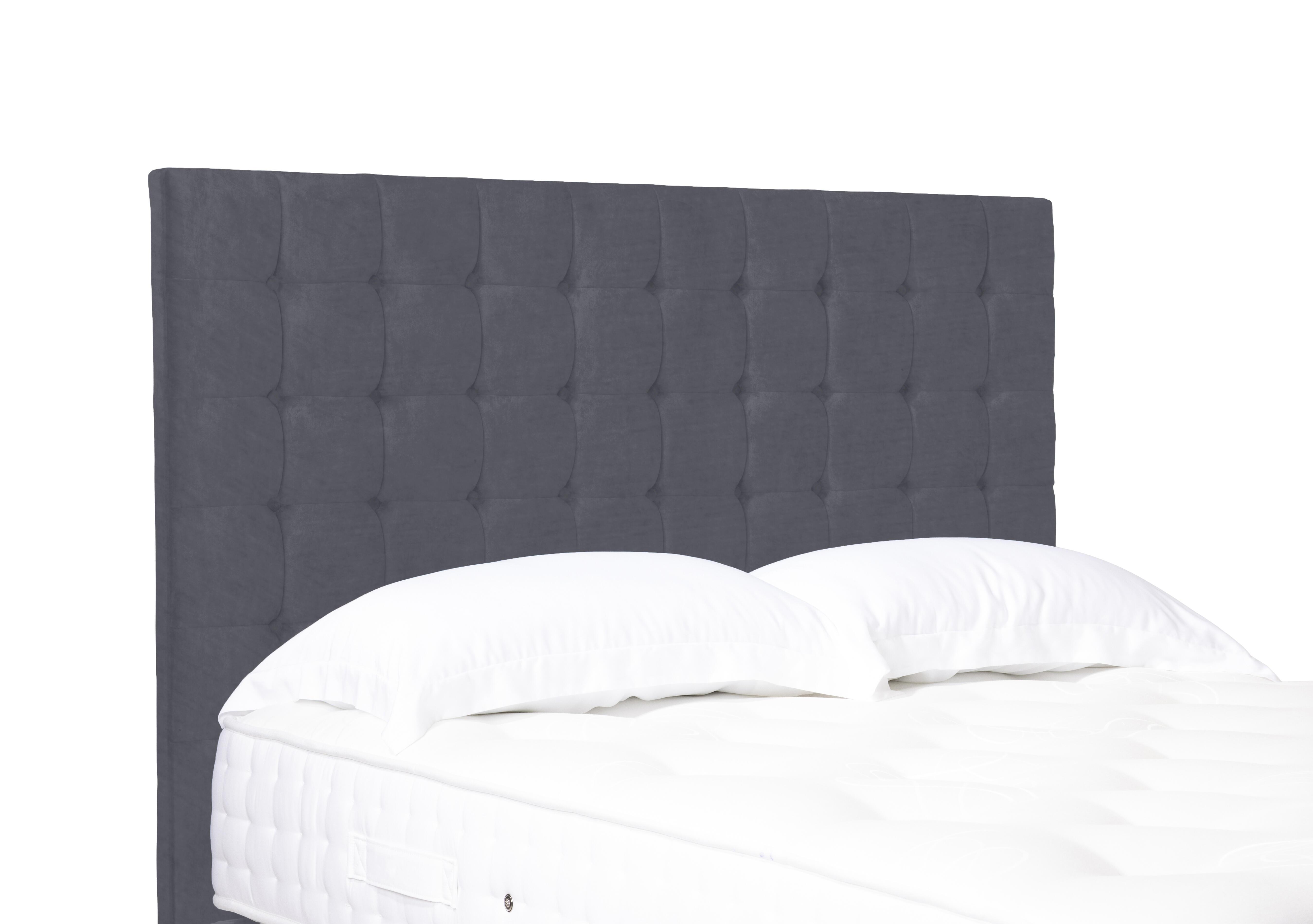 Artisan Collection Dot Medium Floor Standing Headboard in Seven Anthracite on Furniture Village