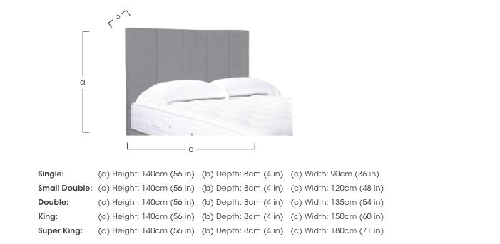 Artisan Collection Strata High Floor Standing Headboard in  on Furniture Village