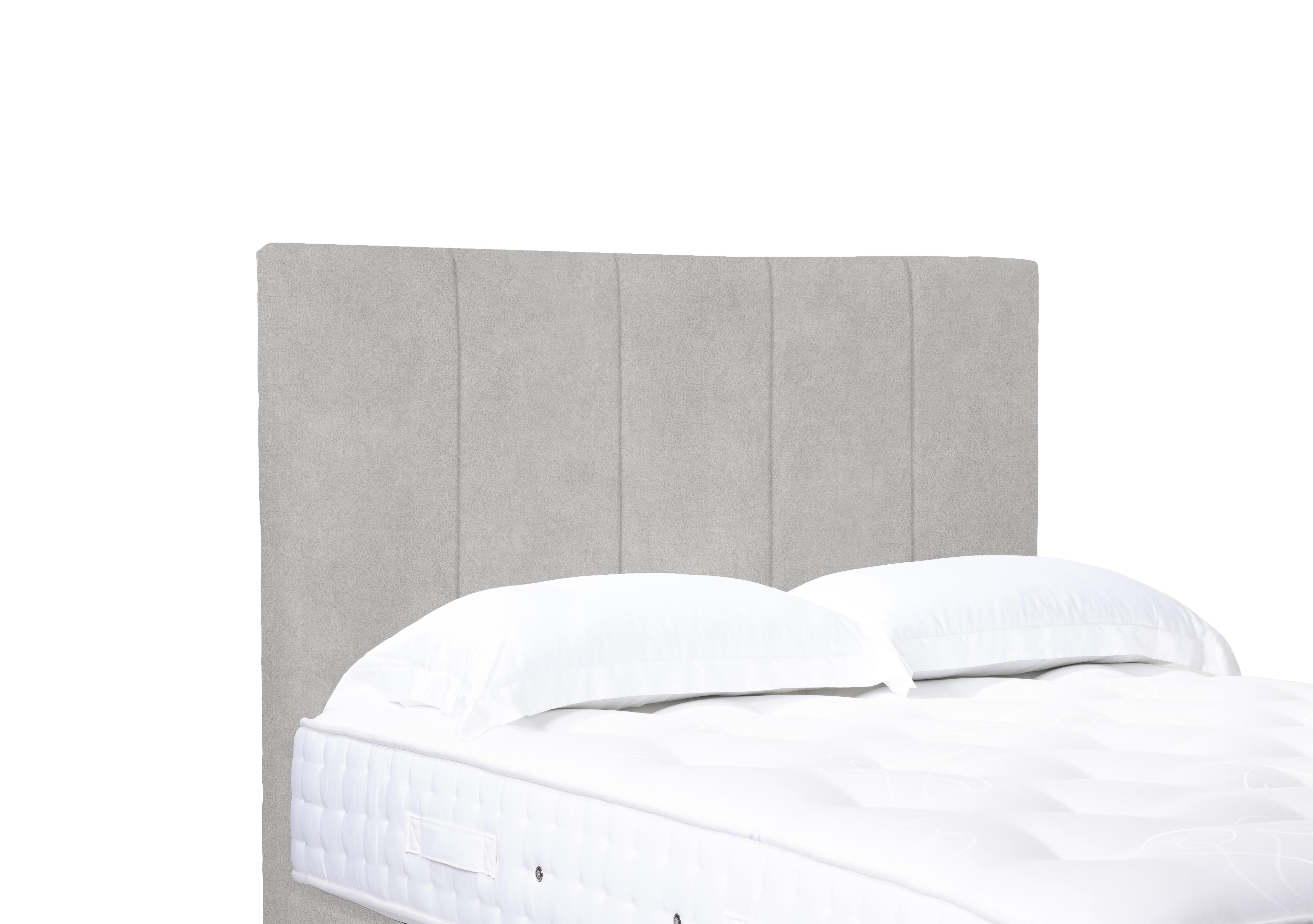 Artisan Collection Strata High Floor Standing Headboard in Plain Opal on Furniture Village