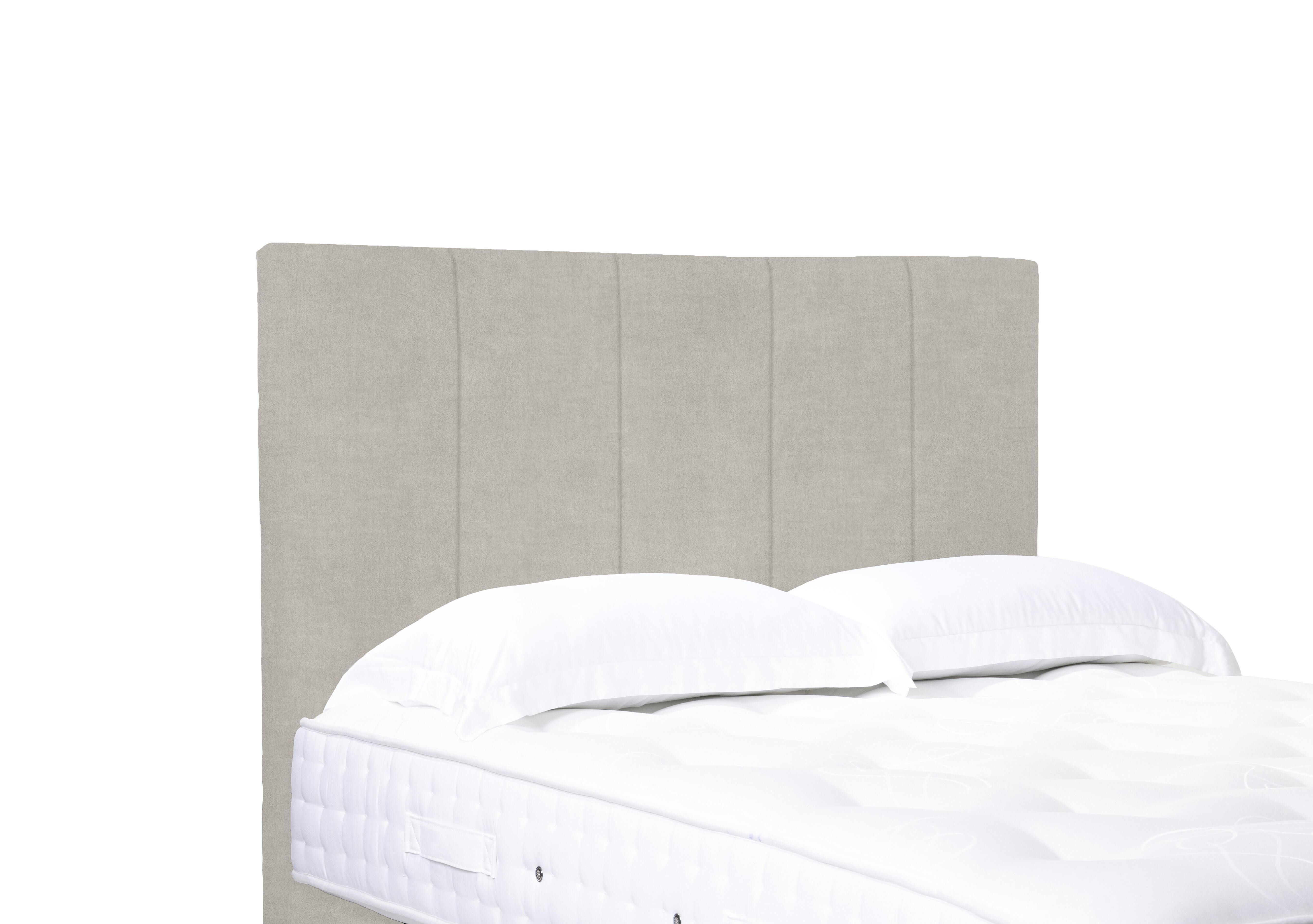 Artisan Collection Strata High Floor Standing Headboard in Queens Oat on Furniture Village