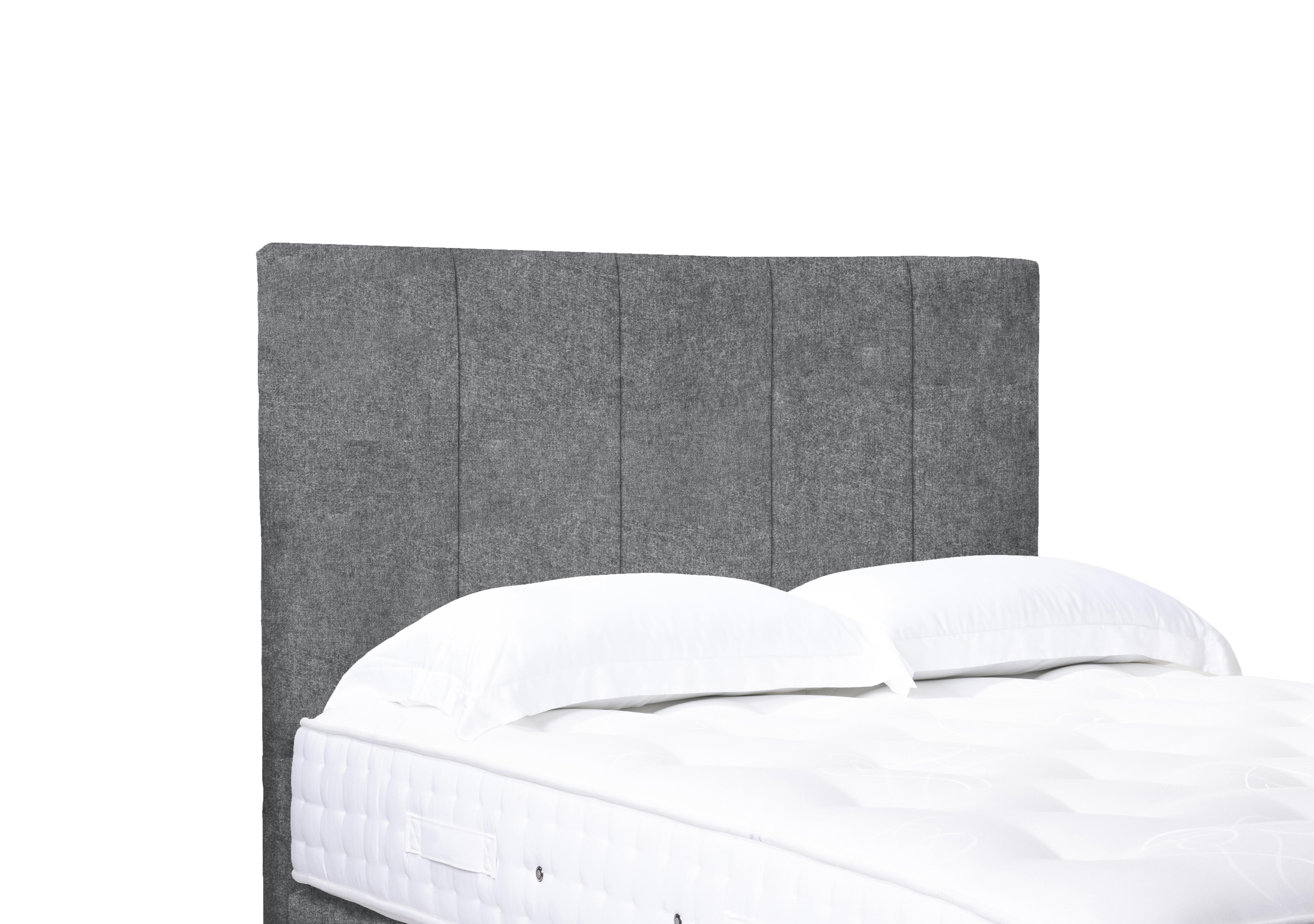 Artisan Collection Strata High Floor Standing Headboard in Tweed Grey on Furniture Village