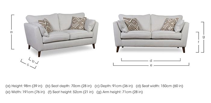 Kinley 3 Seater Sofa in  on Furniture Village