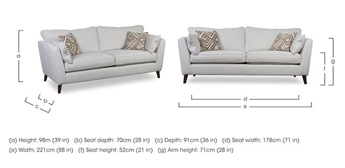 Kinley 4 Seater Sofa in  on Furniture Village