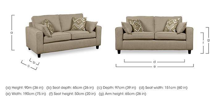 Ripon 3 Seater Sofa in  on Furniture Village